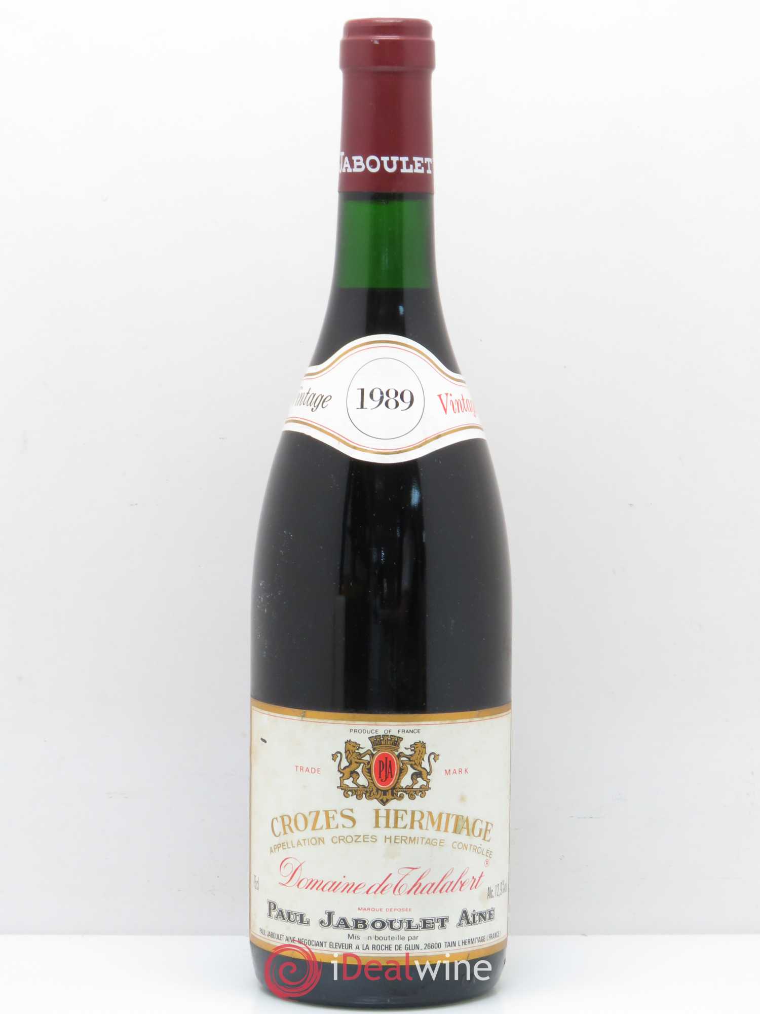 Acheter CrozesHermitage Domaine de Thalabert Paul Jaboulet Aîné (sans prix de réserve) 1989 Acheter CrozesHermitage Domaine de Thalabert Paul Jaboulet Aîné (sans prix de réserve) 1989