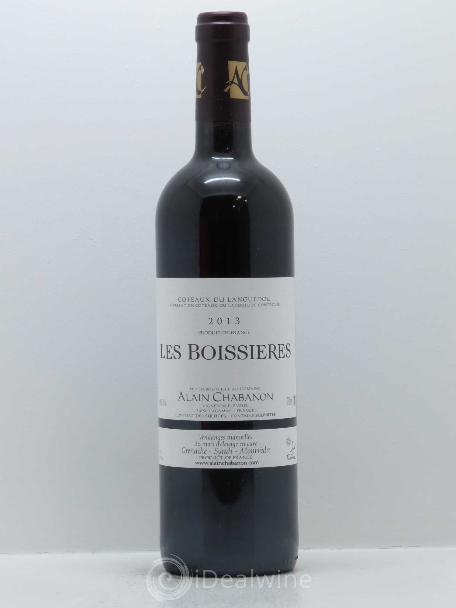 Buy Coteaux du Languedoc Les Boissières 2013 (lot 2542)