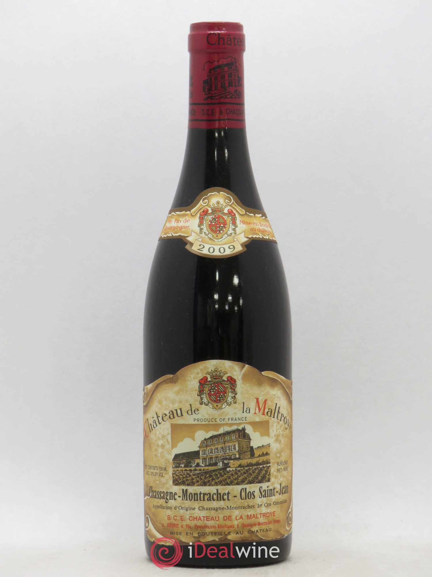 Acheter ChassagneMontrachet 1er Cru Clos St Jean Château De La Maltroye 2009 (lot 4015)