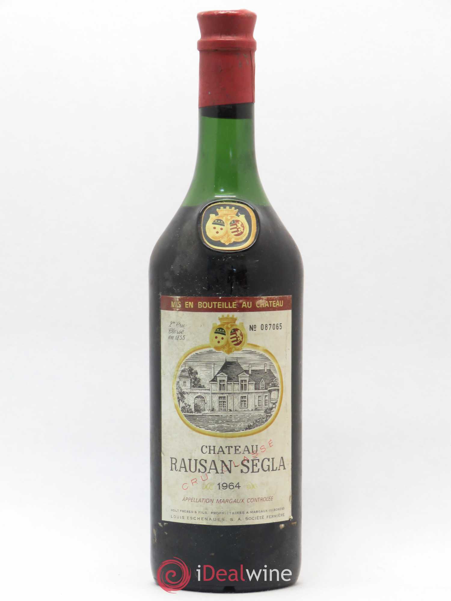 Acheter Château Rauzan Ségla 1964 (lot 8124)