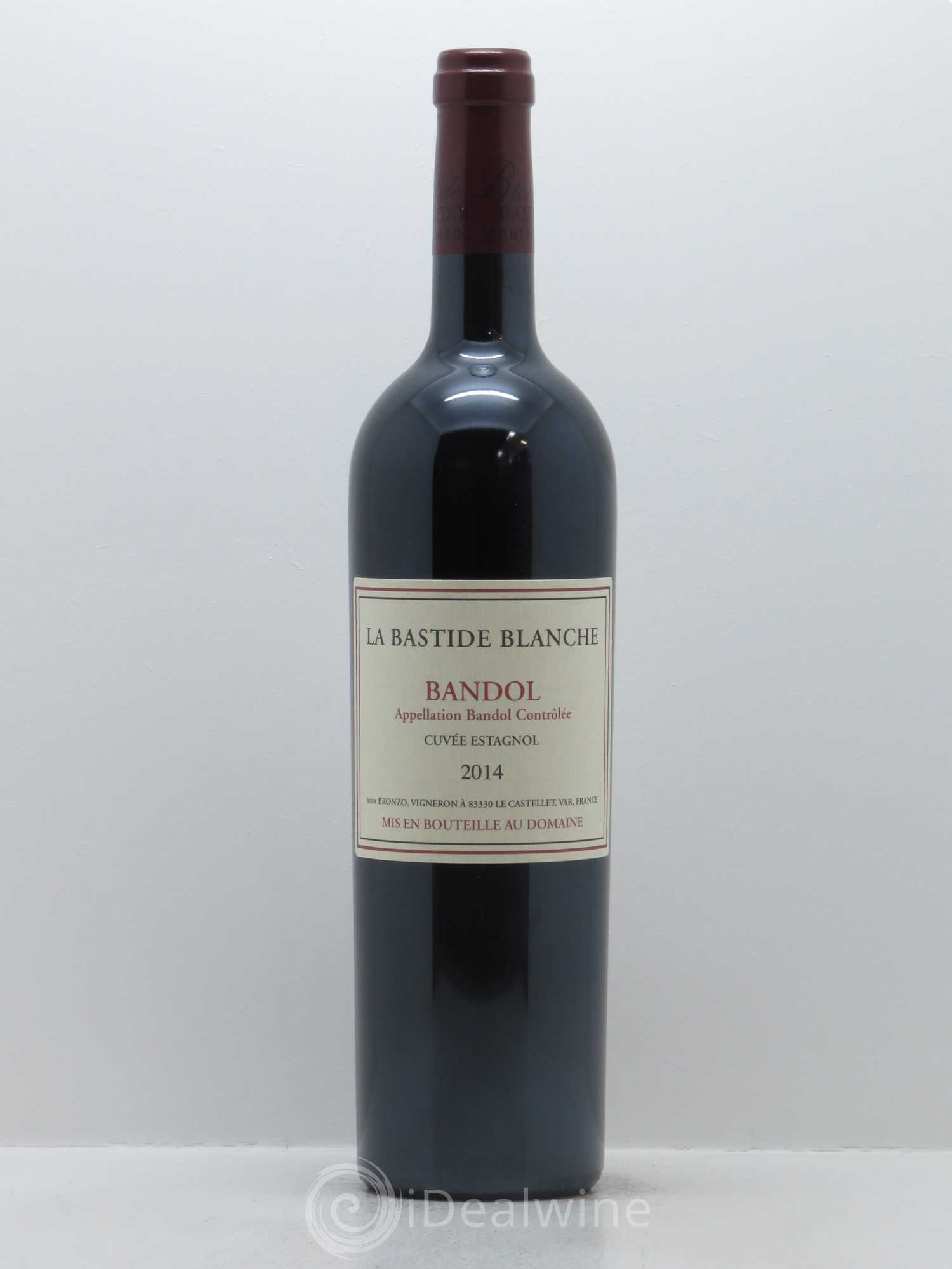 Buy Bandol La Bastide Blanche Cuvée Estagnol Famille Bronzo 2014 (lot 118)