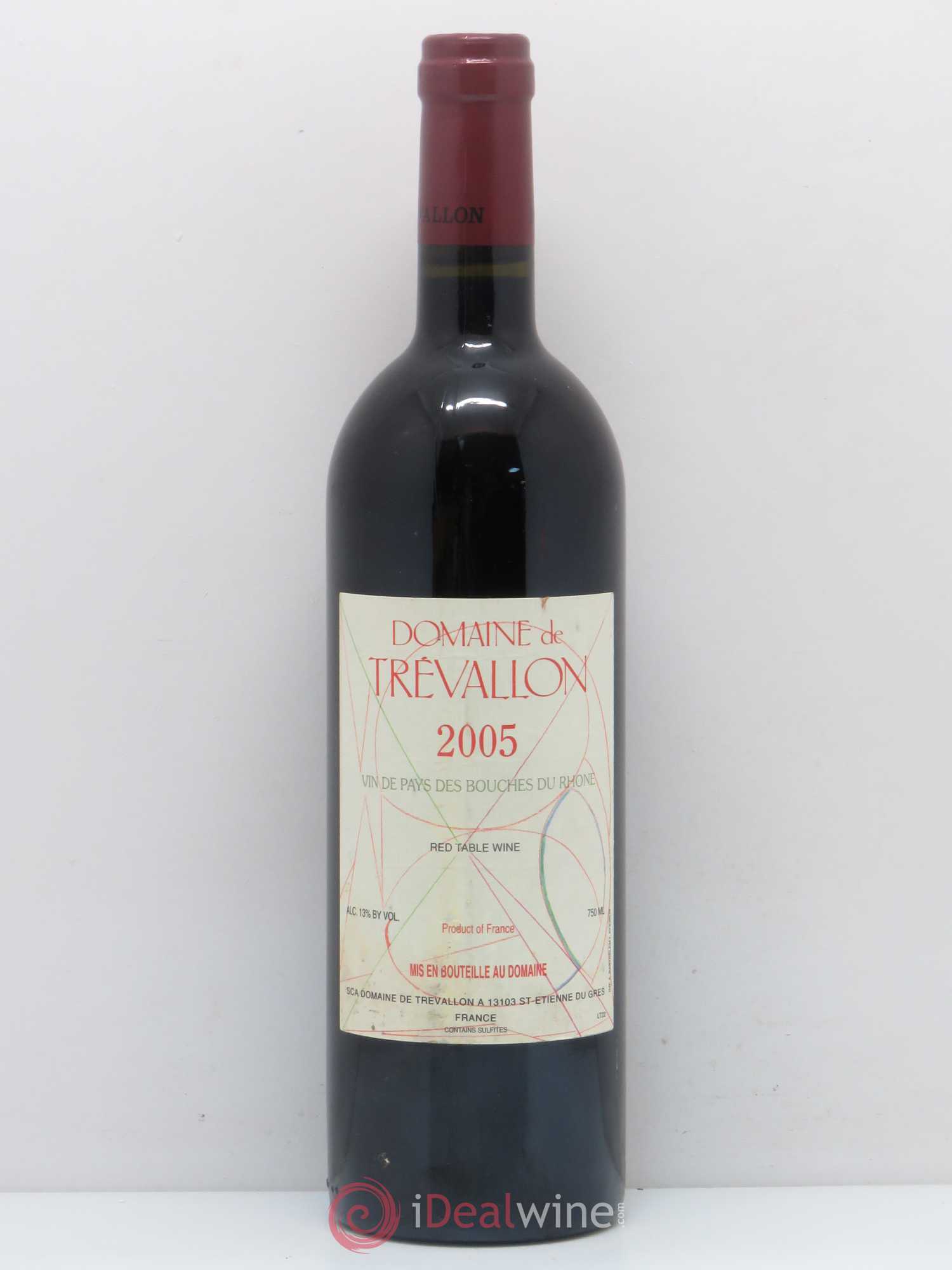 Coteaux Daix En Provence Trévallon Domaine De Eloi Dürrbach 2005 - 