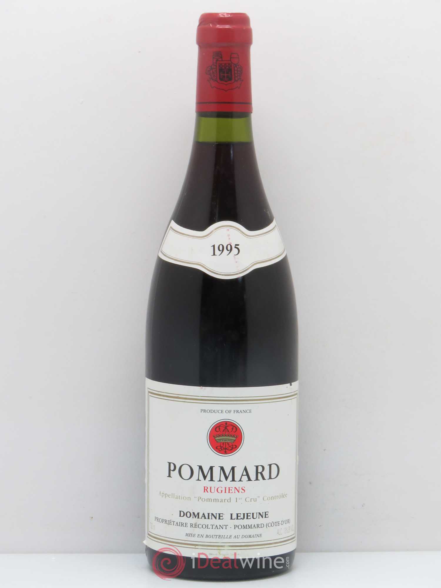 Acheter Pommard 1er Cru Rugiens Domaine Lejeune 1995 (lot 4544)