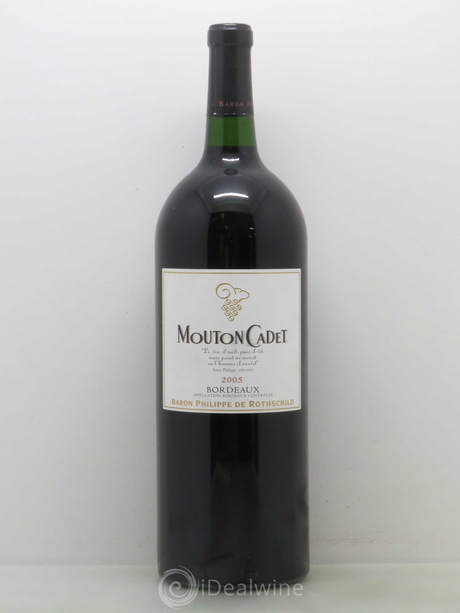 Acheter Château Mouton Cadet 2005 (lot 9793)