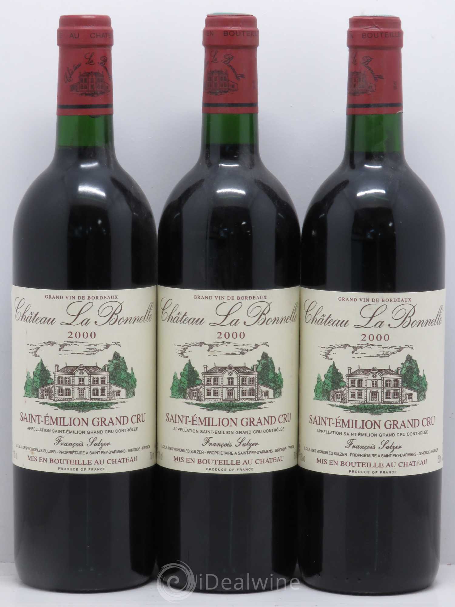 Acheter SaintÉmilion Château La Bonnelle Saint Emilion Grand Cru 2000