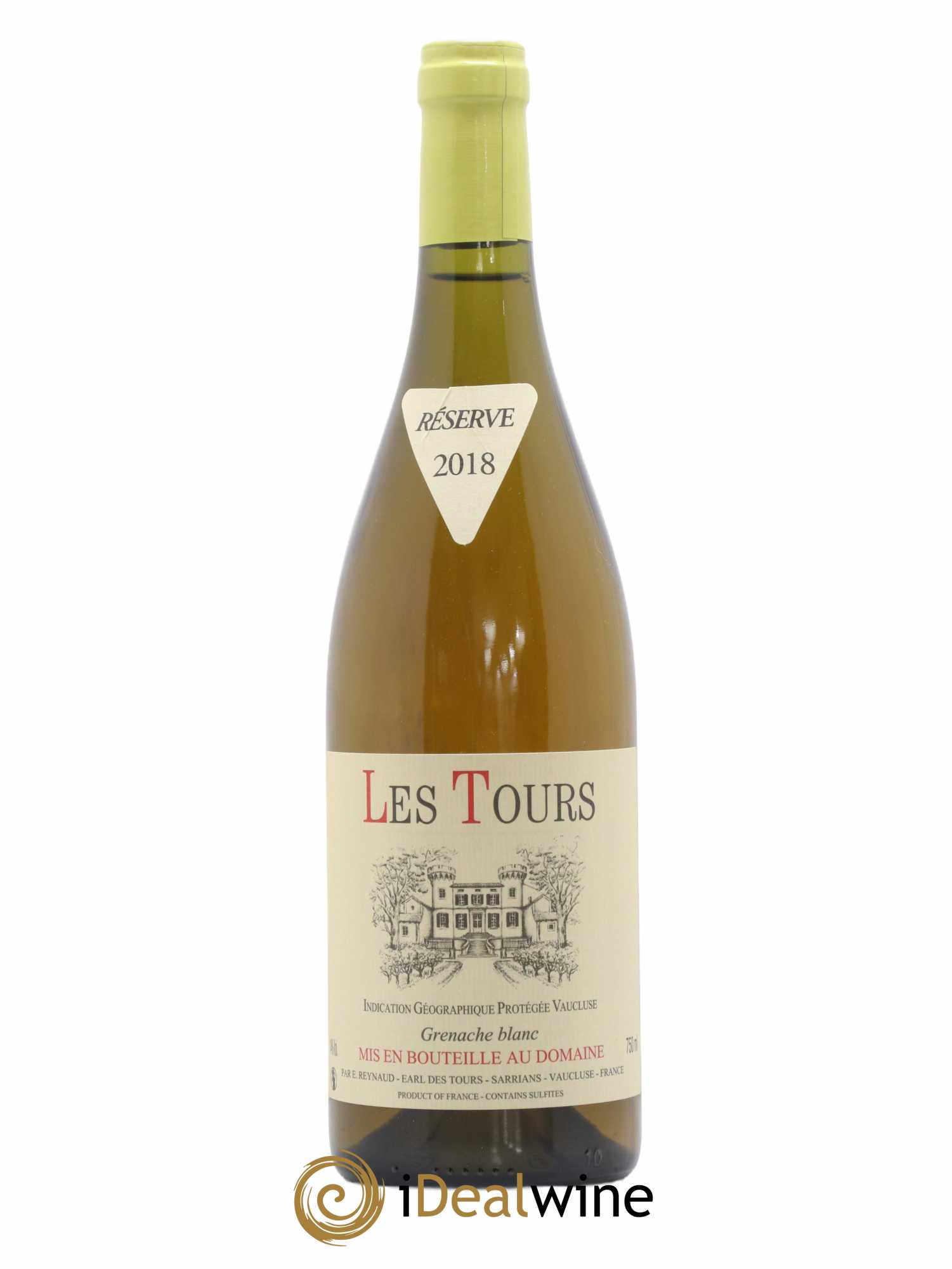 Acheter IGP Vaucluse (Vin de Pays de Vaucluse) Les Tours Grenache Blanc