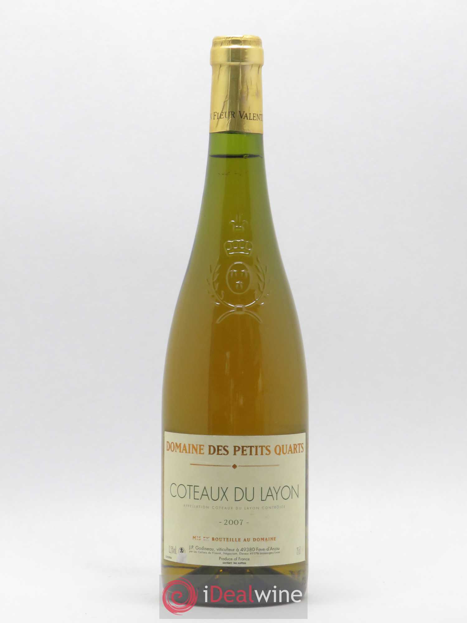 Acheter Coteaux du Layon Domaine Des Petits Quarts 2007 (lot 7511) Acheter Coteaux du Layon Domaine Des Petits Quarts 2007 (lot 7511)