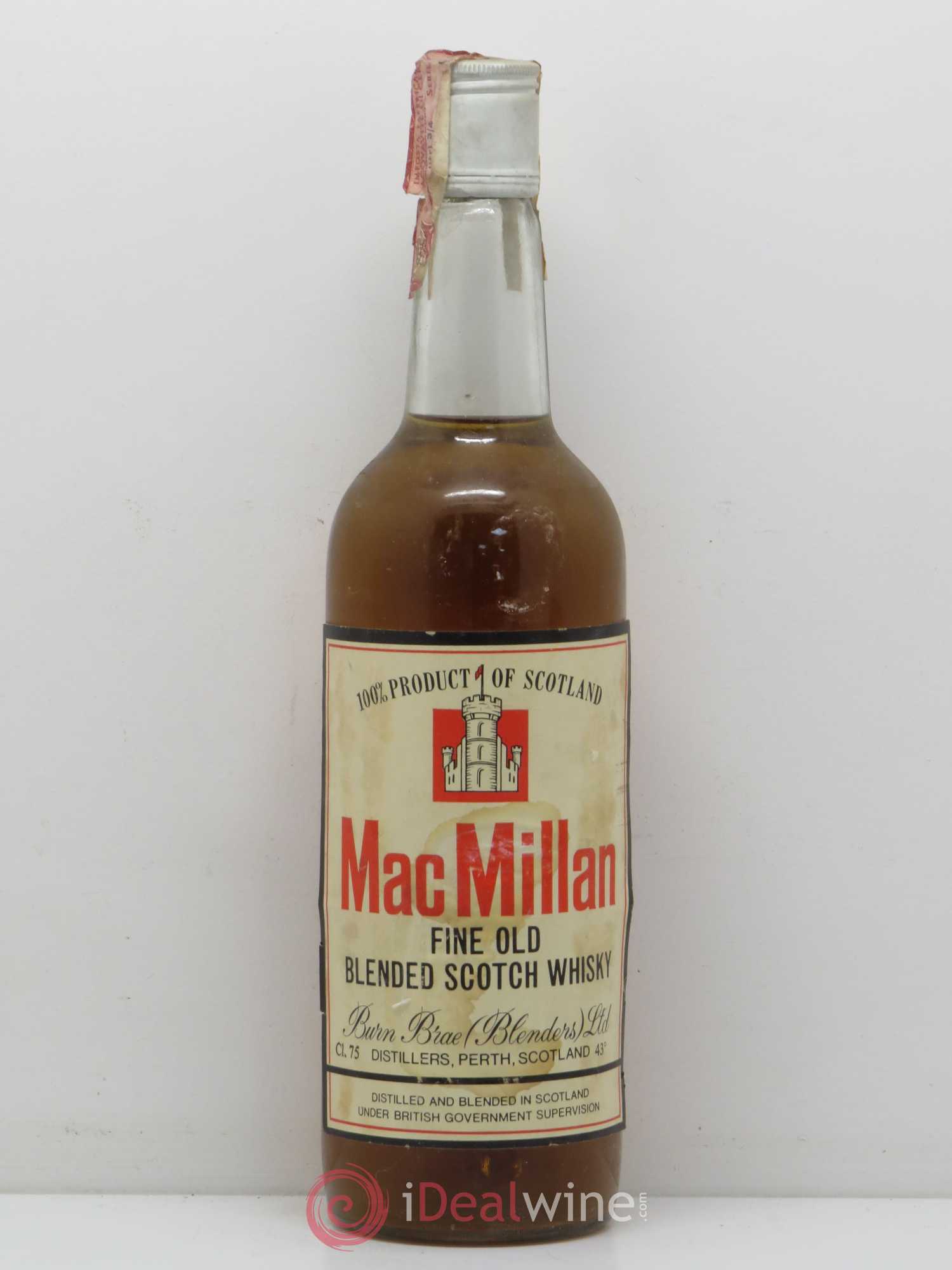 Acheter Whisky Fine old blended Scotch MacMillan (lot 296)