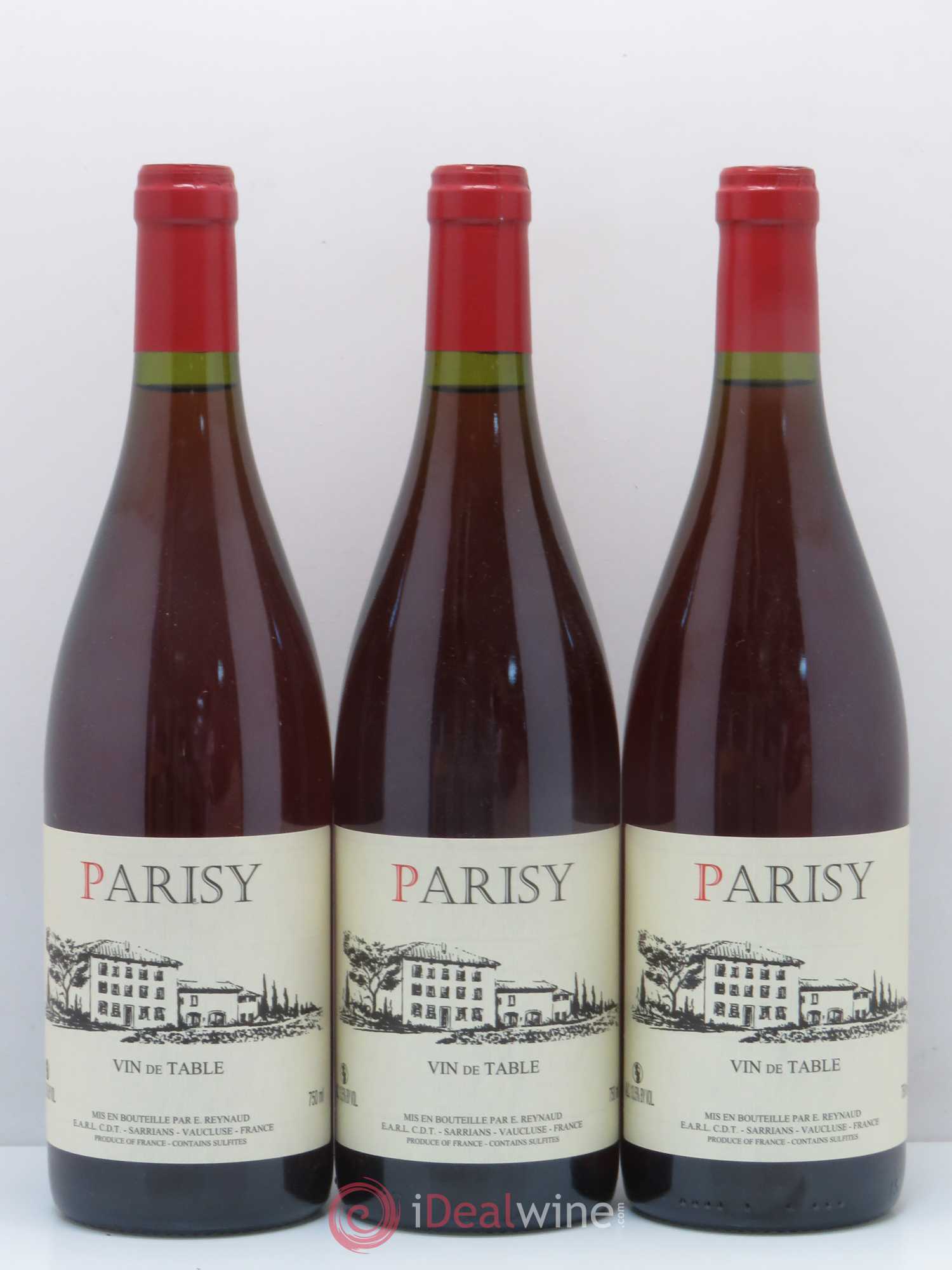 Acheter Vin de Table Parisy E.Reynaud (lot 7631)