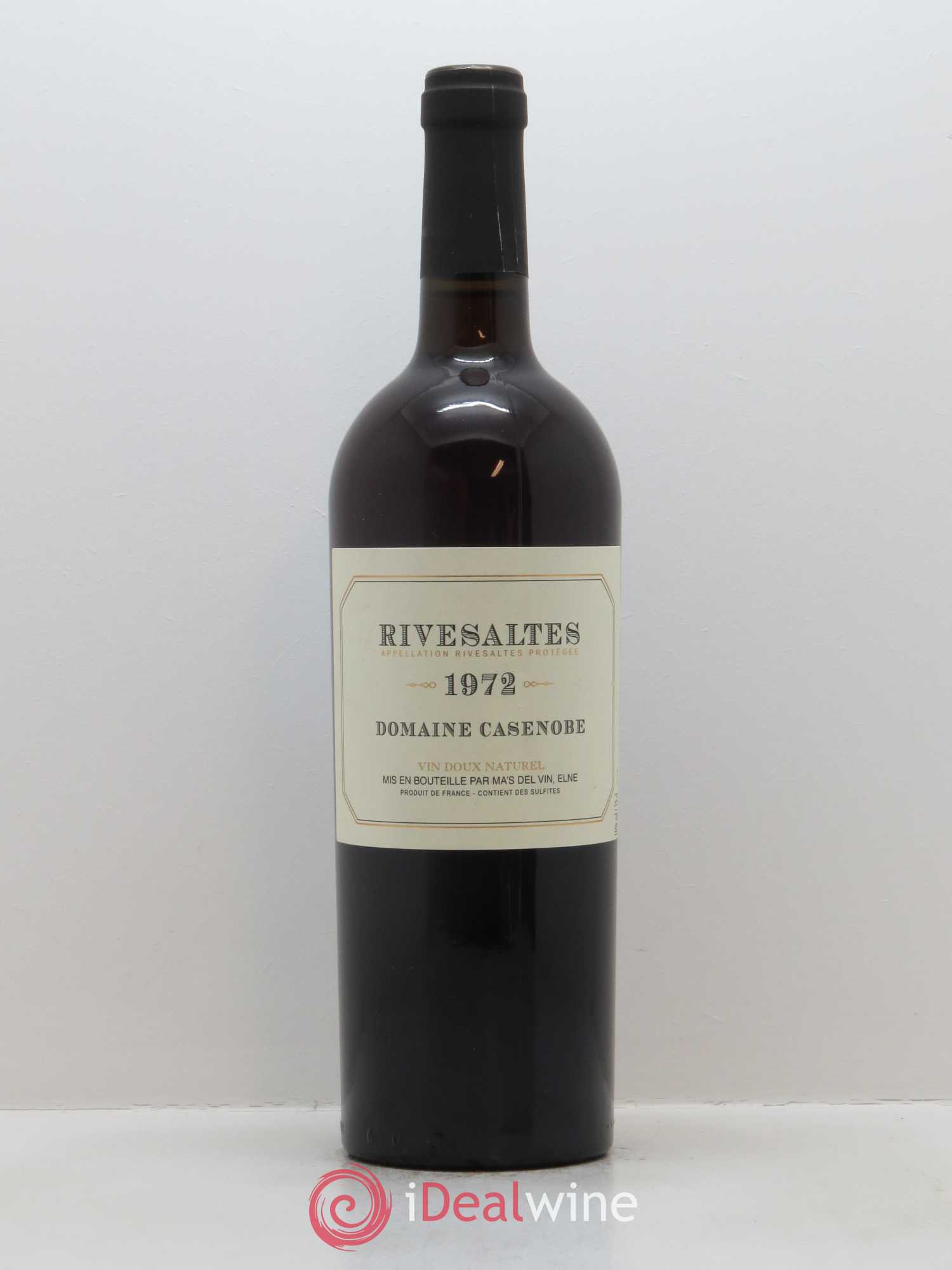 Acheter Rivesaltes Casenobe (Domaine) 1972 (lot 7899)