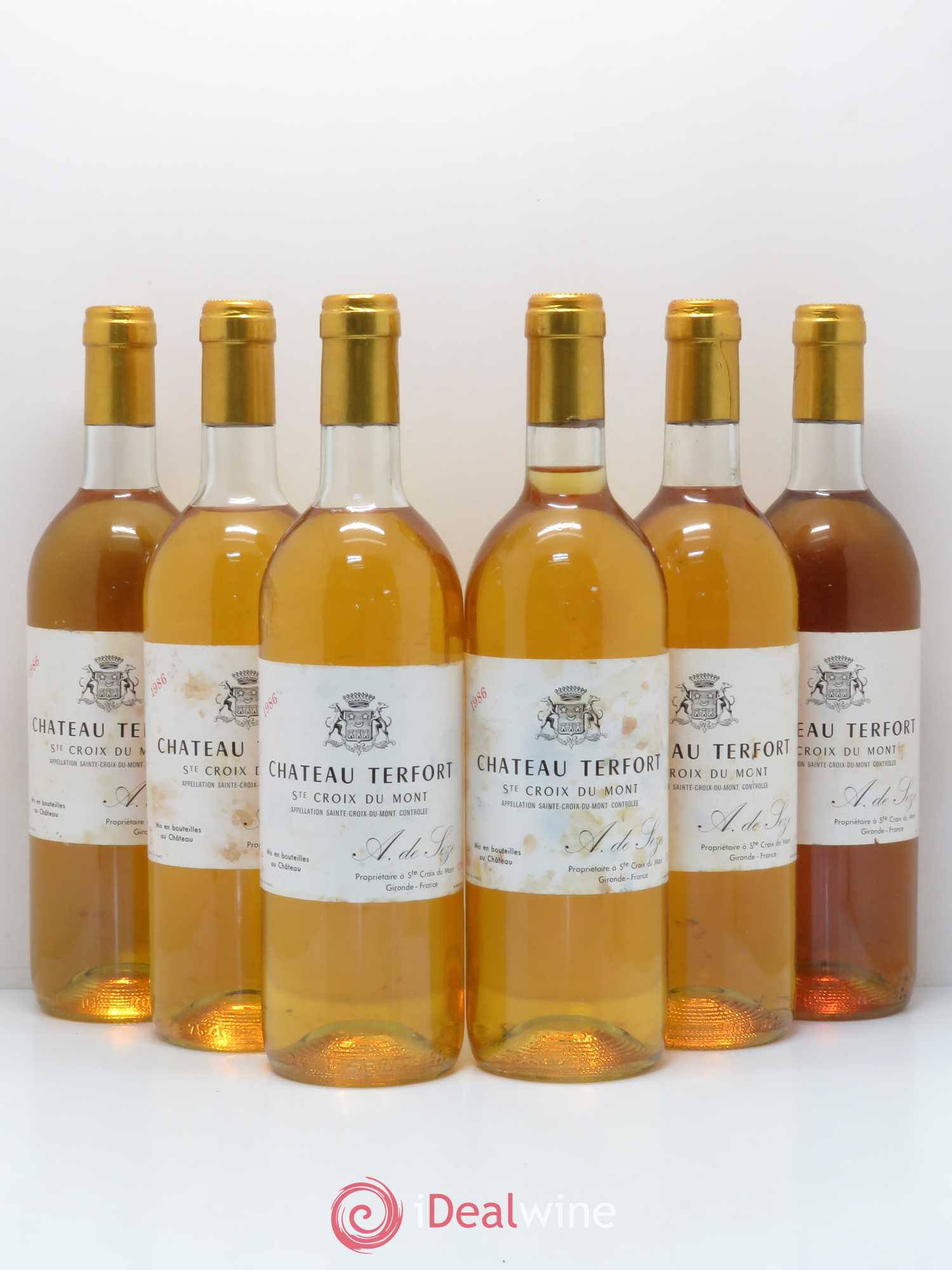 Acheter SainteCroixduMont Château Terfort 1986 (lot 10644)