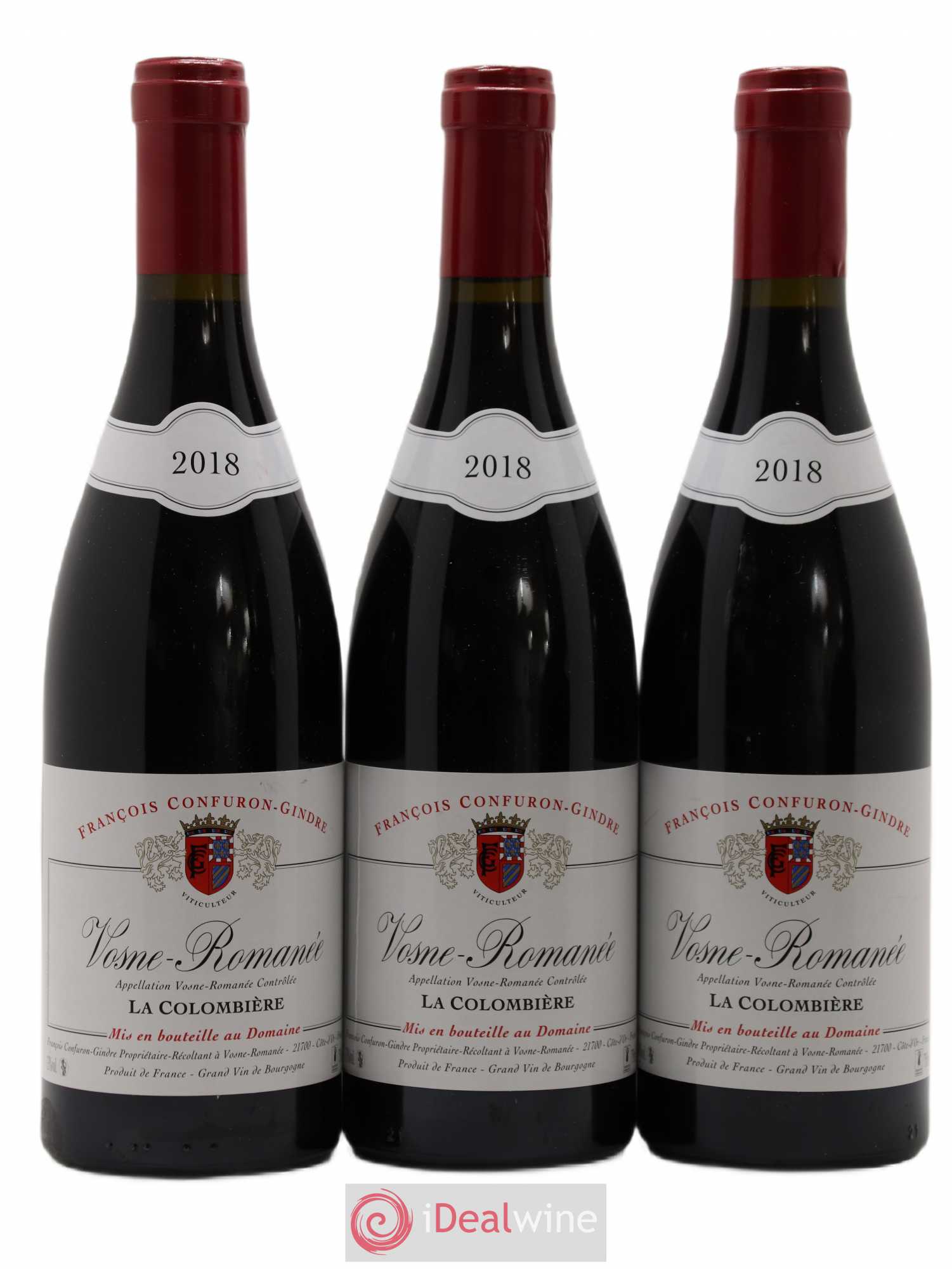 Acheter VosneRomanée La Colombière Domaine ConfuronGindre 2018 (lot