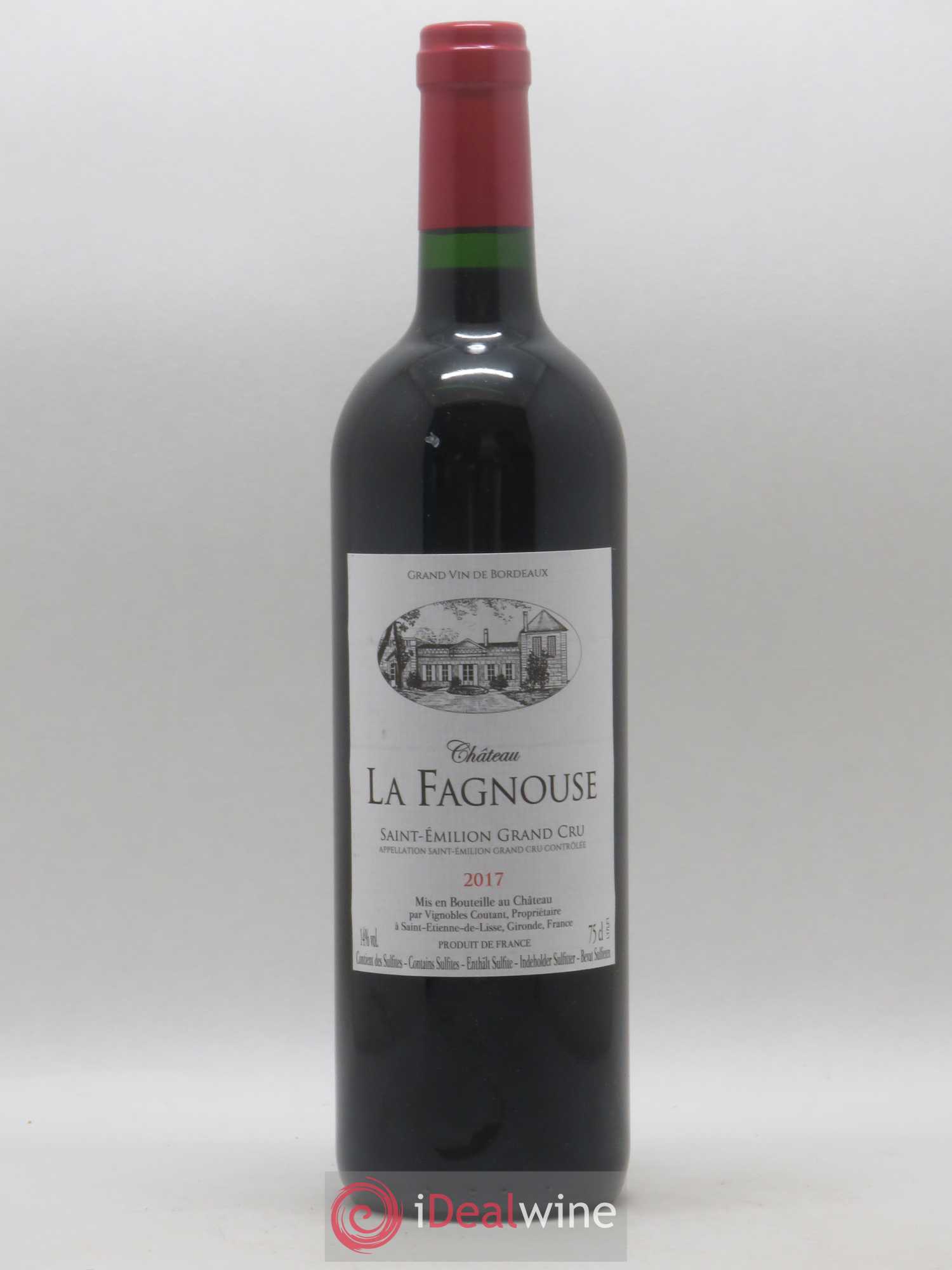 Chateau La Fagnouse Saint Emilion Grand Cru 2017 Prix