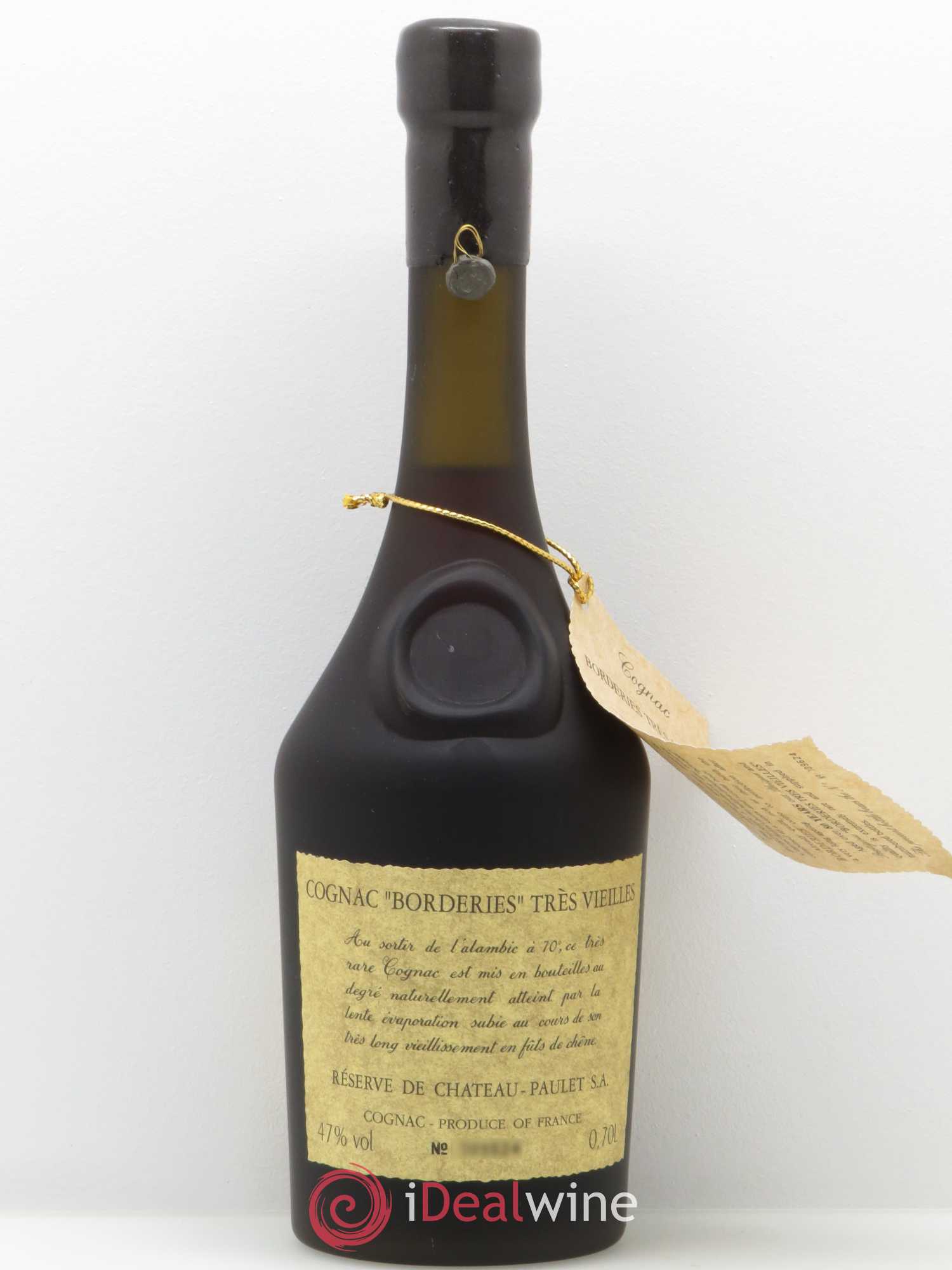 Buy Cognac Chateau Paulet Borderies (lot: 541)