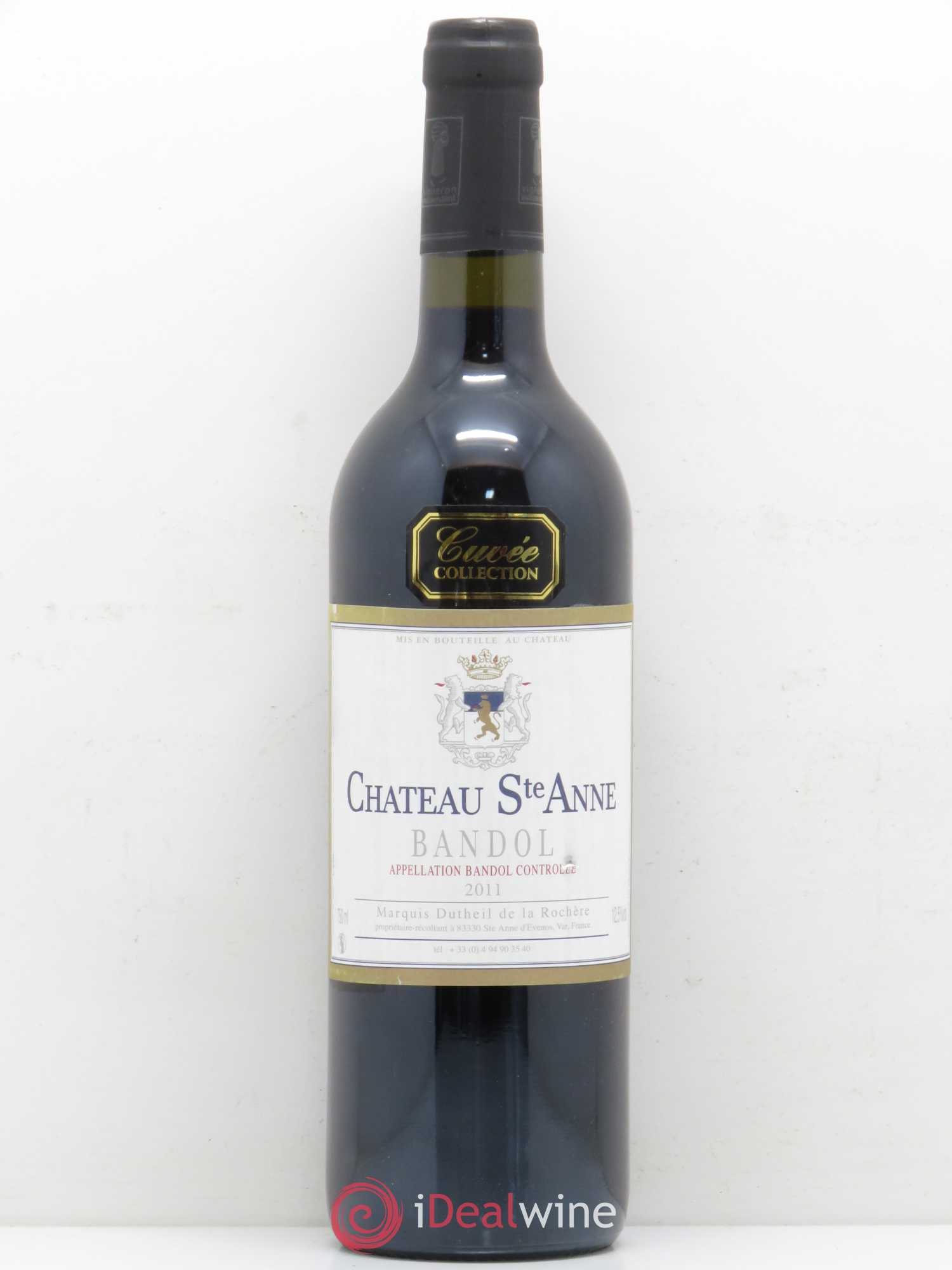 Acheter Bandol Cuvée Collection Château Sainte Anne 2011 (lot 535)