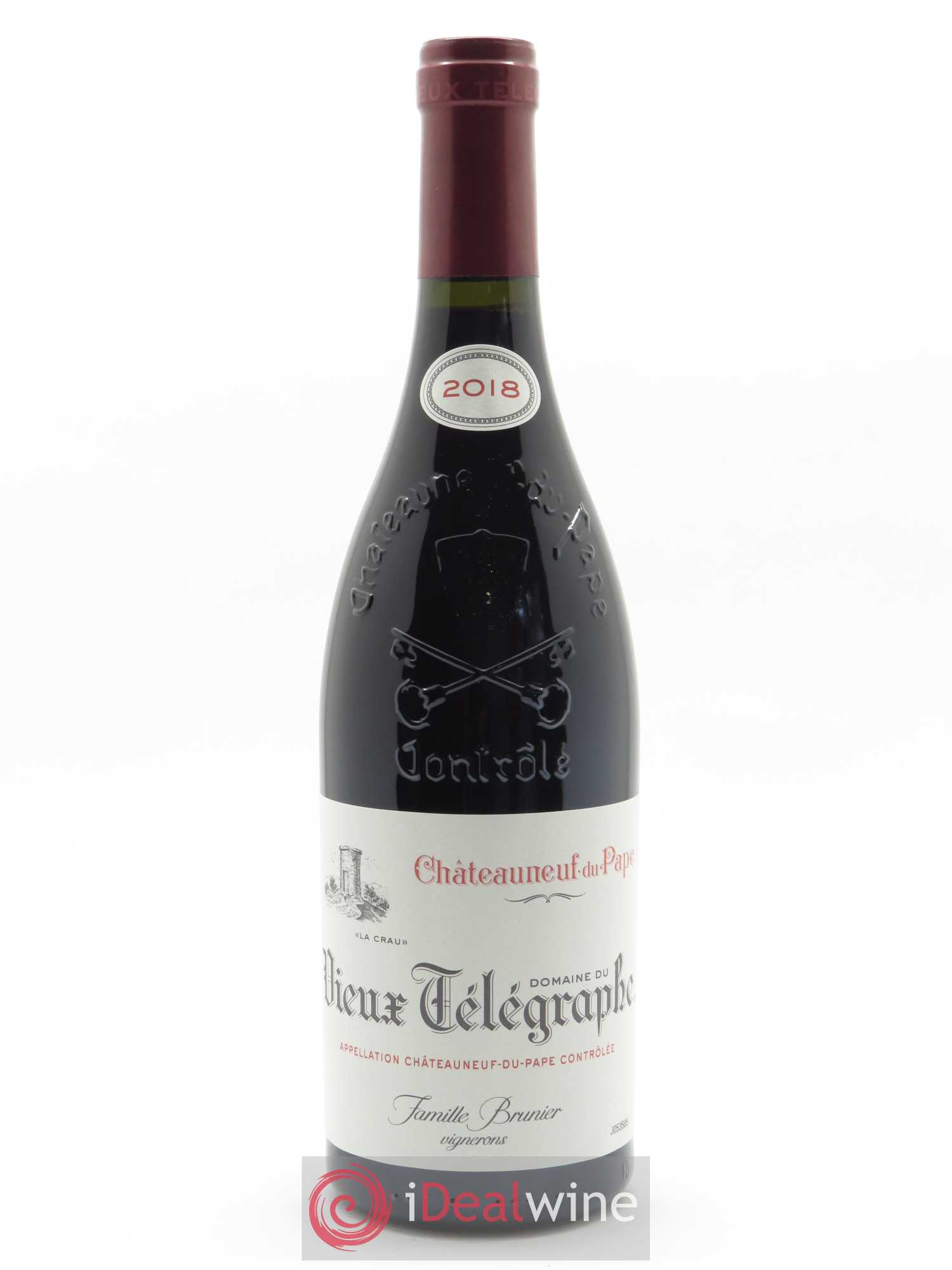 Buy Chateauneuf Du Pape Vieux Telegraphe Domaine Du Vignobles Brunier 2018 Lot 48073