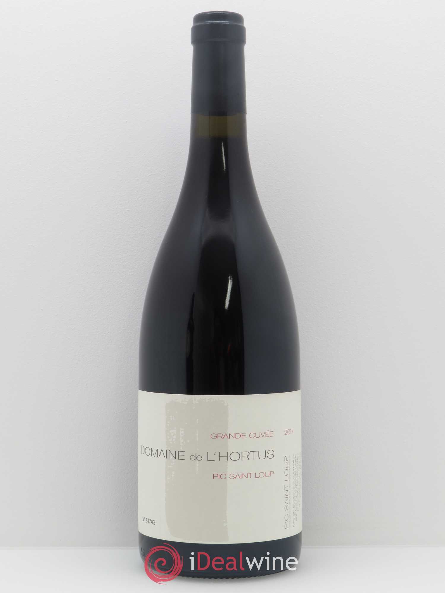 Buy Coteaux du Languedoc Pic SaintLoup Domaine de L'Hortus Grande Cuvée Famille Orliac 2017