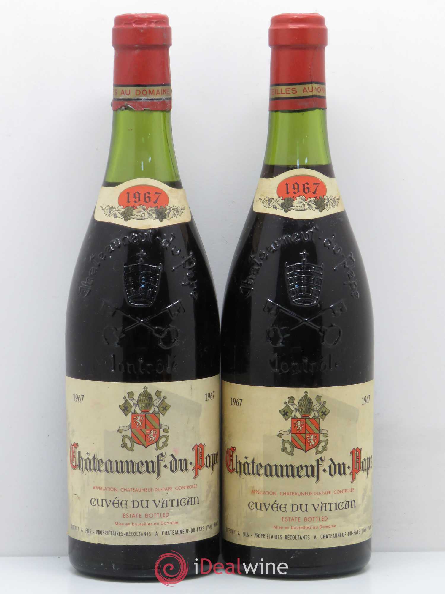 Buy ChâteauneufduPape Cuvée du Vatican Diffonty 1967 (lot 5072)