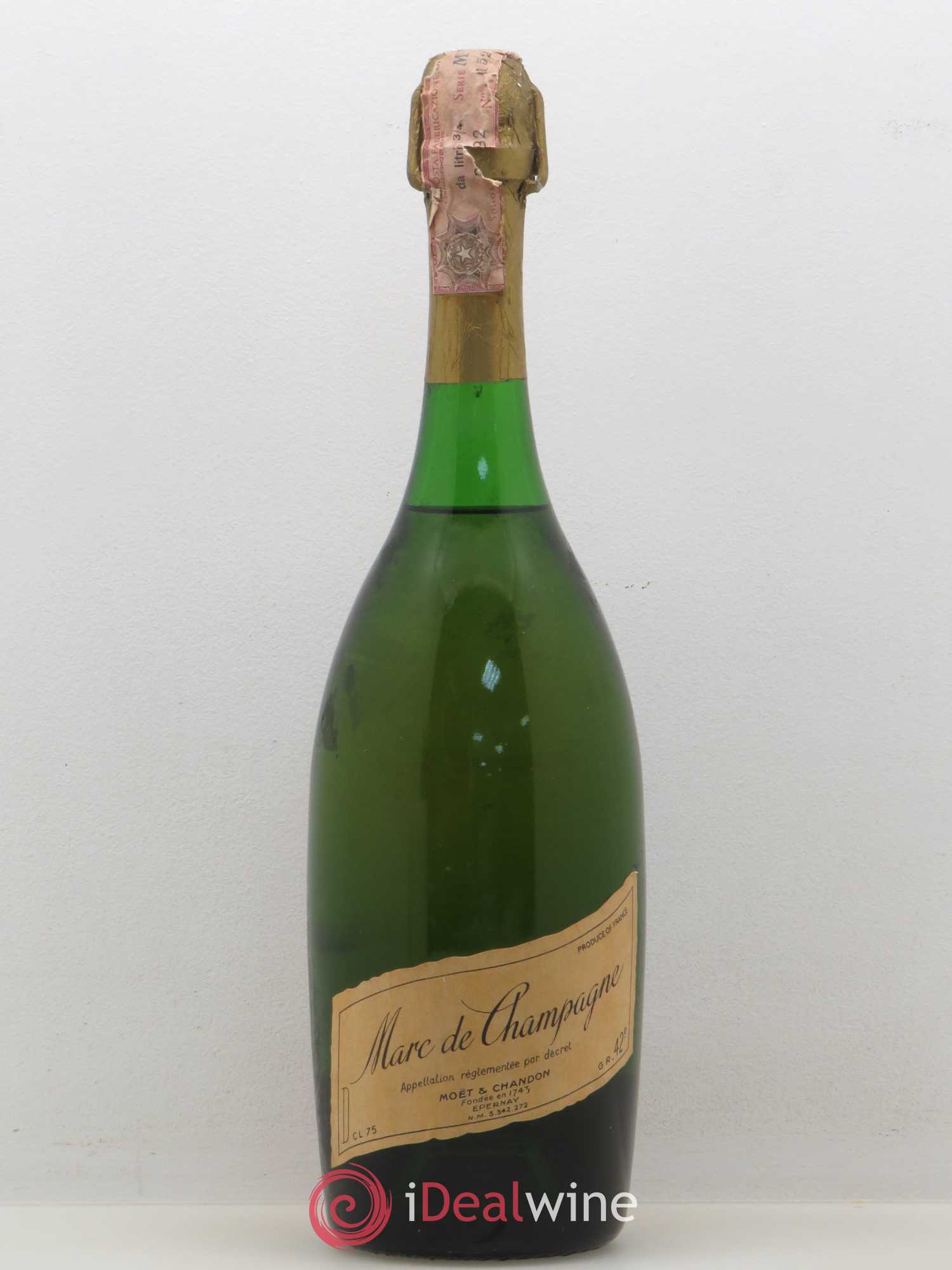 Buy Alcools Divers Marc De Champagne Moet Et Chandon No Reserve Lot 1547