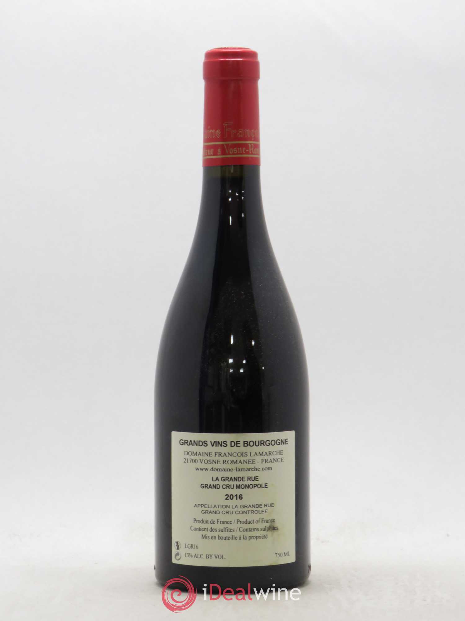 Acheter La Grande Rue Grand Cru François Lamarche 2016 (lot 6061)