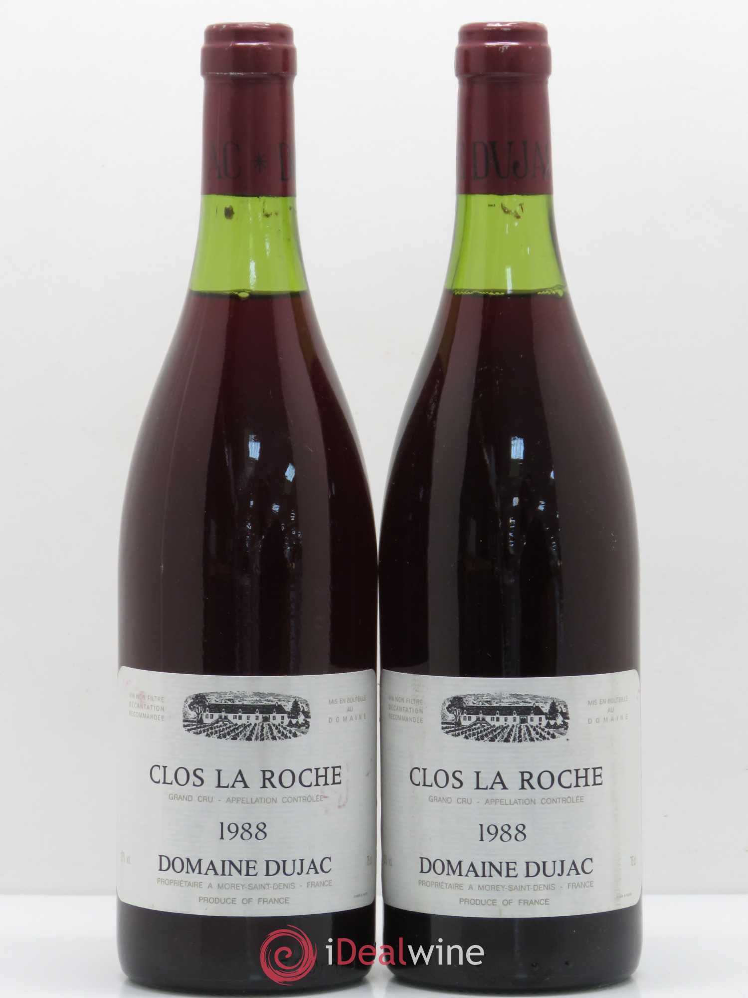 Buy Clos De La Roche Grand Cru Dujac Domaine 1988 Lot 4156