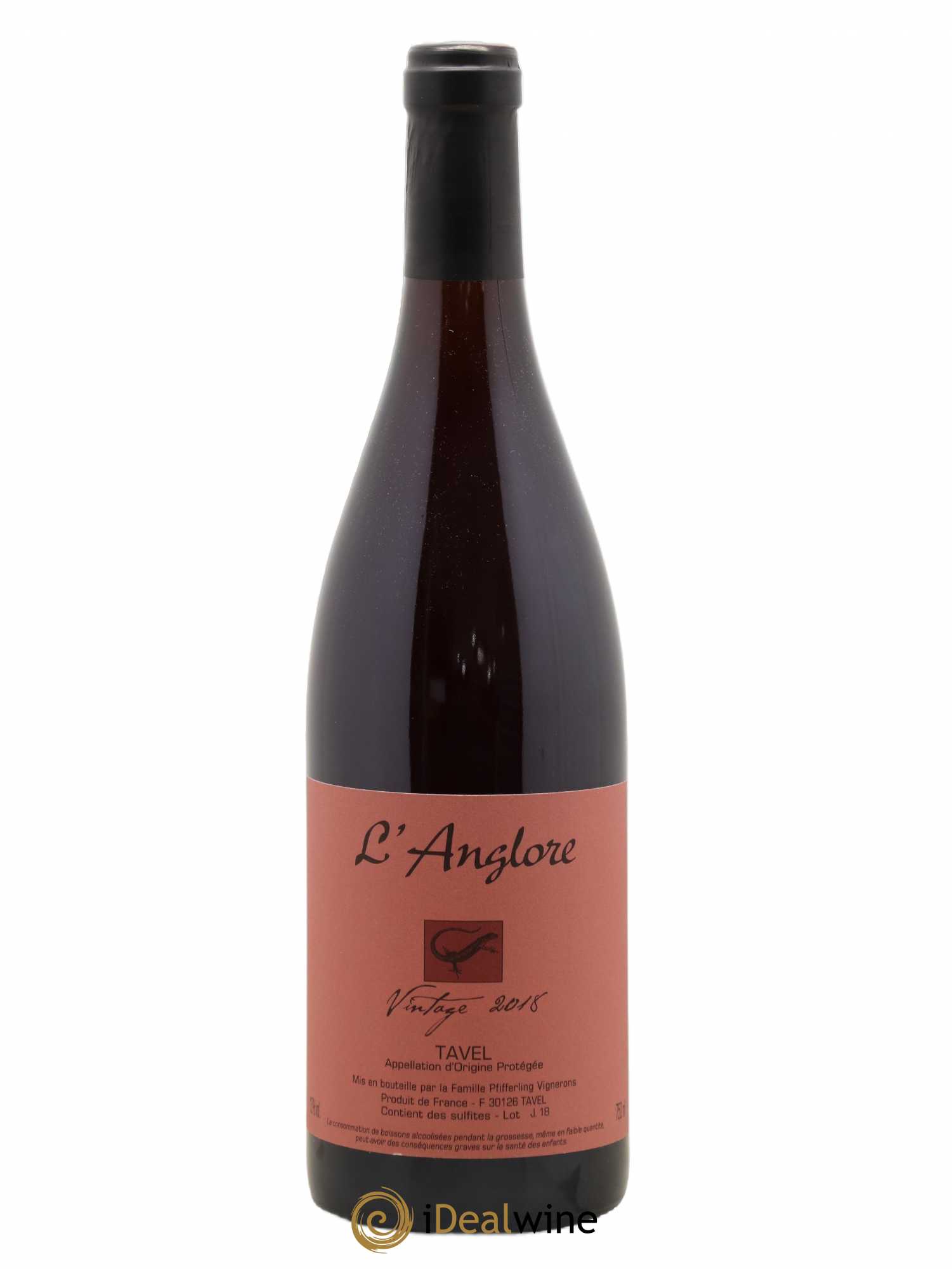 Acheter Tavel Vintage L'Anglore 2018 (lot 5810)