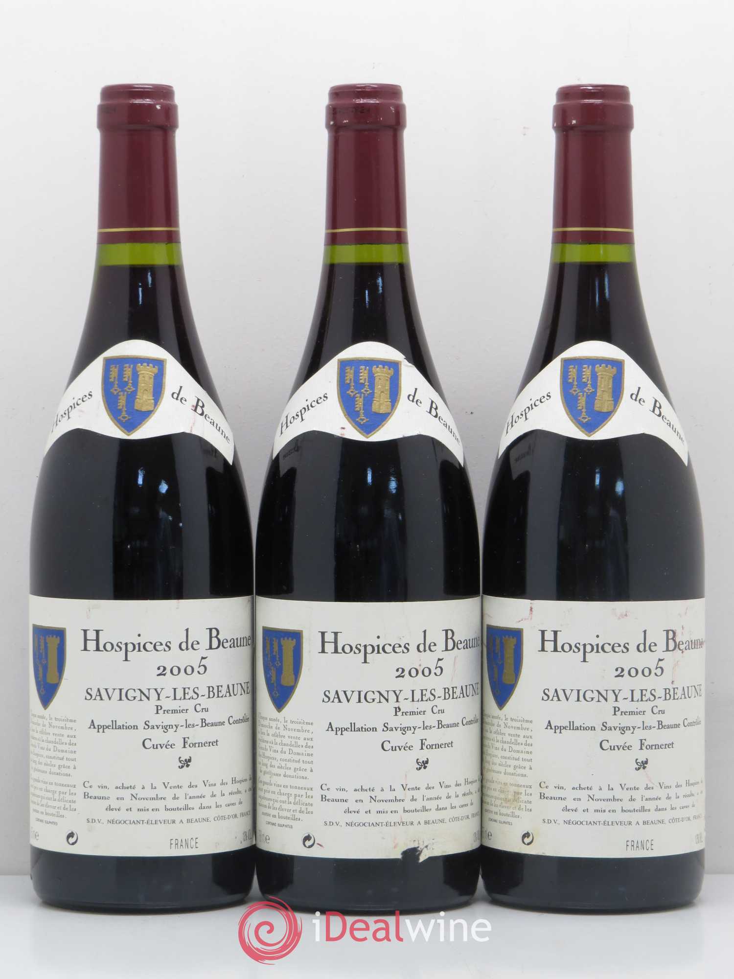 Acheter Savigny Les Beaune 1er Cru Forneret Hospices De Beaune 2005 Lot 4544