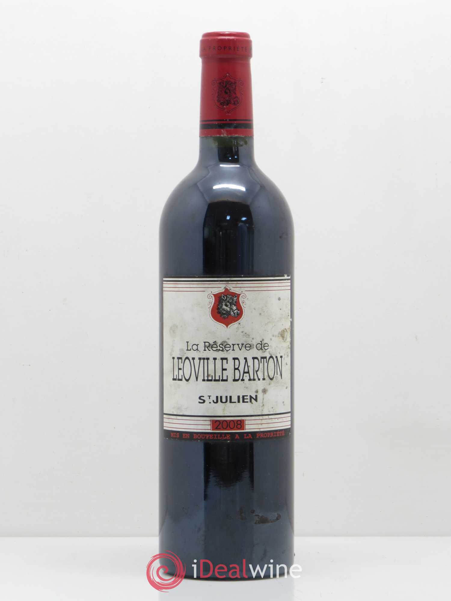 Acheter La Réserve de Léoville Barton 2008 (lot 12656)