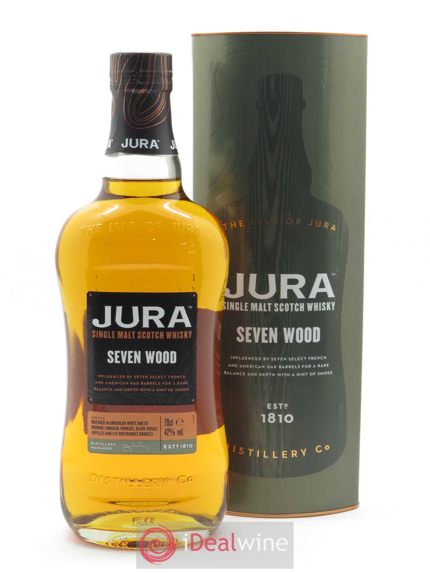 Buy Whisky Jura Single Malt Seven Wood (70 cl) (lot 2106)