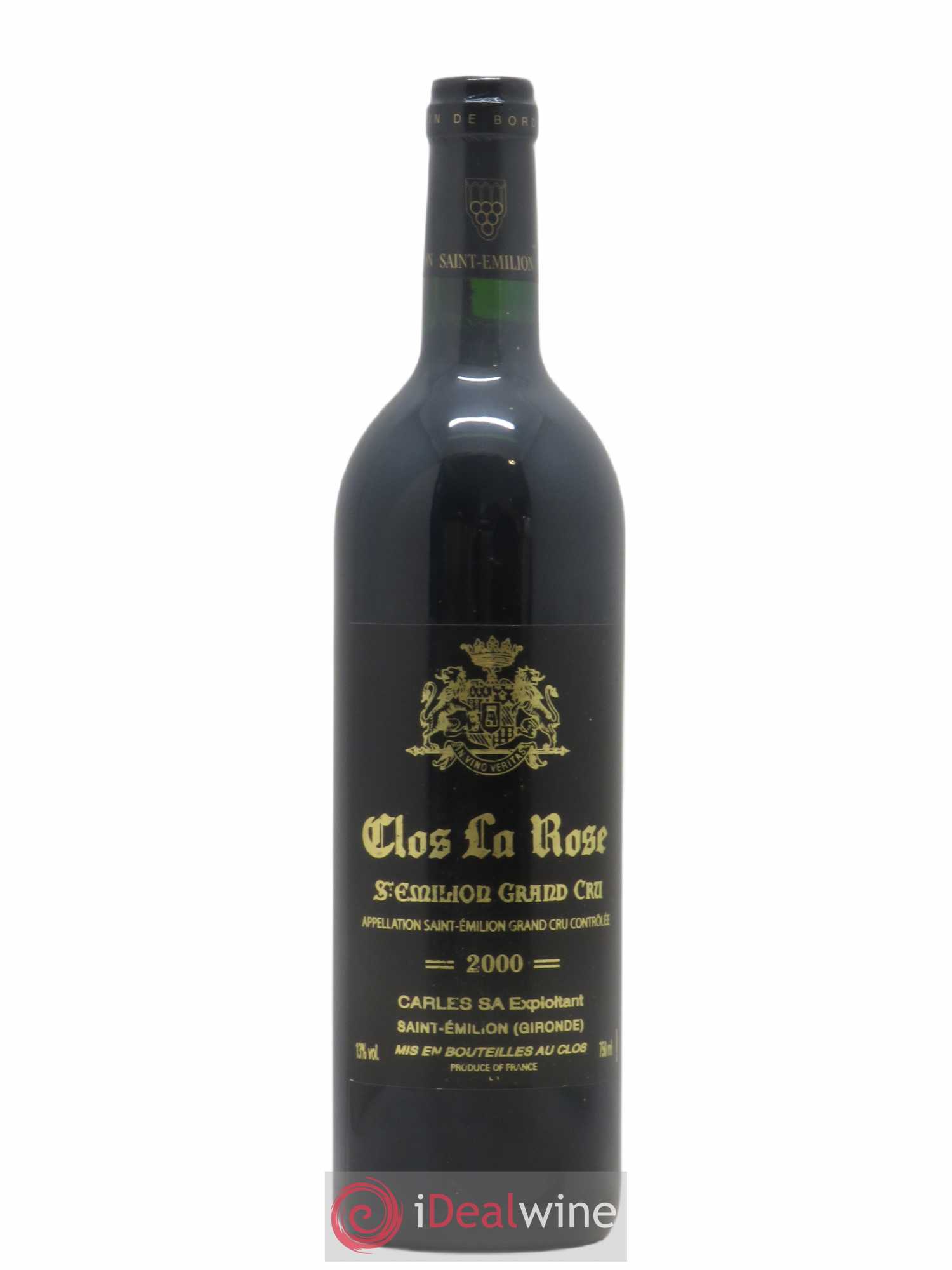 Acheter SaintÉmilion Grand Cru Clos La Rose (sans prix de réserve