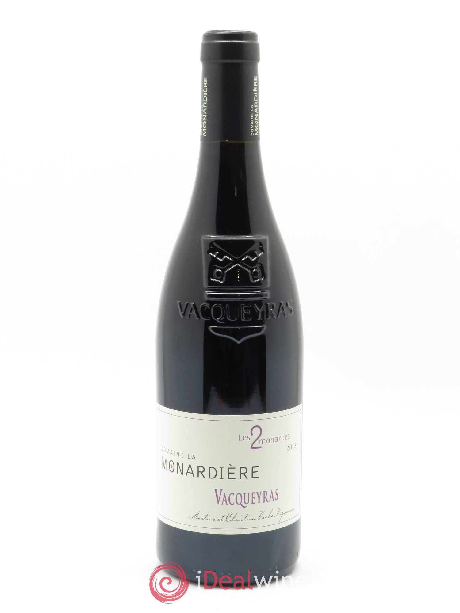 Acheter Vacqueyras Les 2 Monardes La Monardière (Domaine) 2018 (lot 27067)
