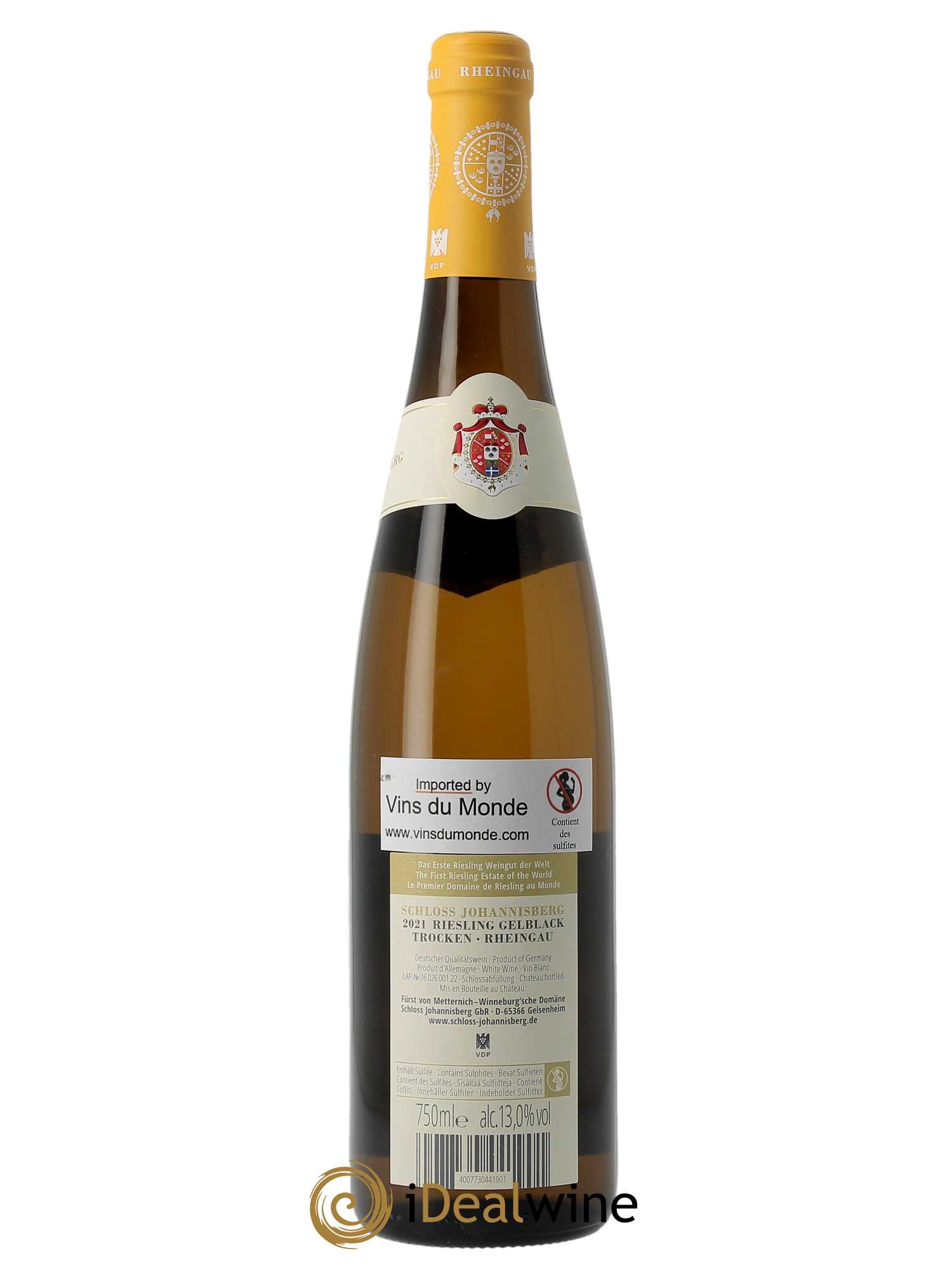 Buy Rheingau Schloss Johannisberg Riesling Trocken Gelblack 2021 (lot