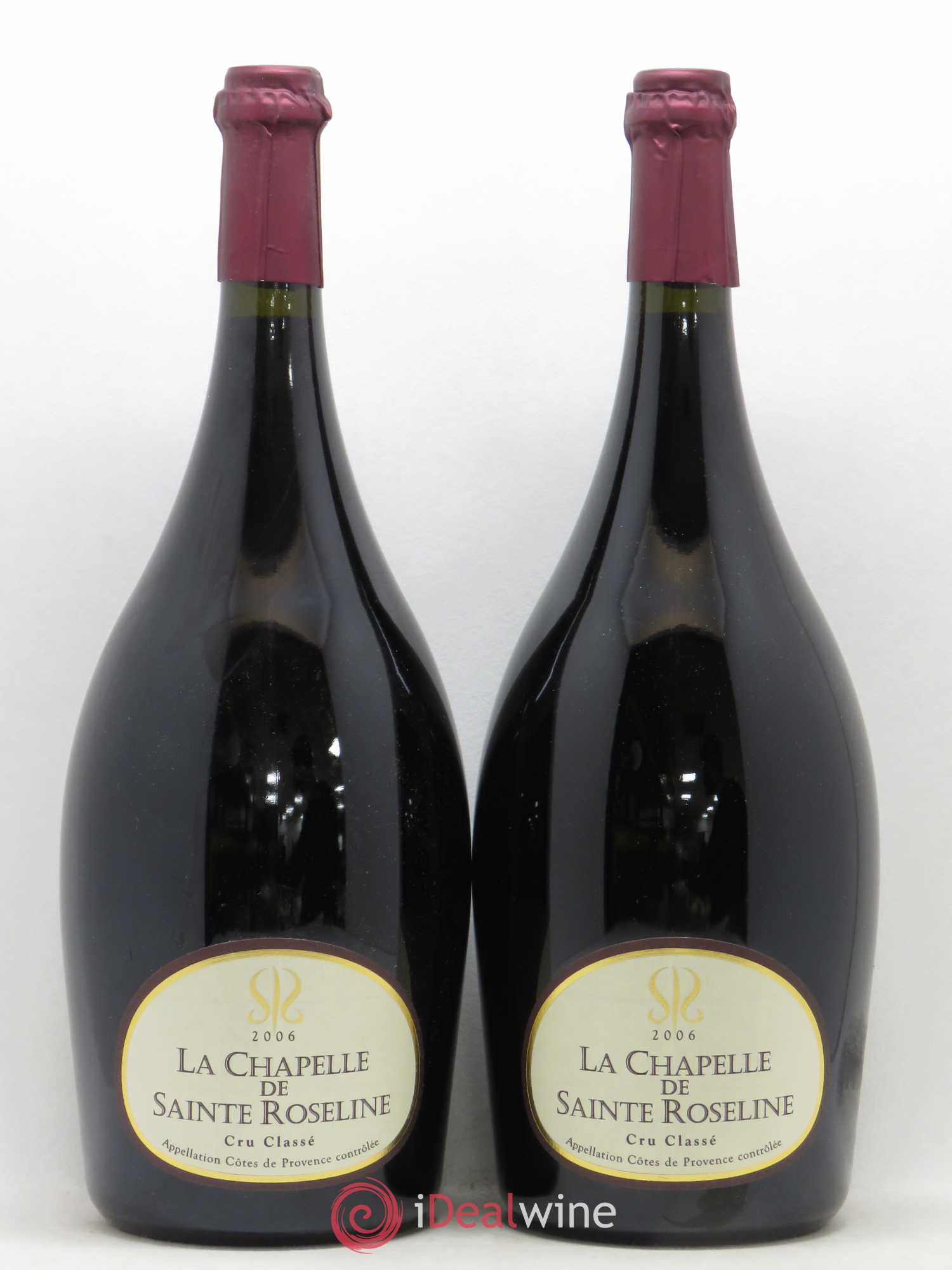 Acheter Côtes de Provence La Chapelle de Sainte Roseline 2006 (lot 2063)