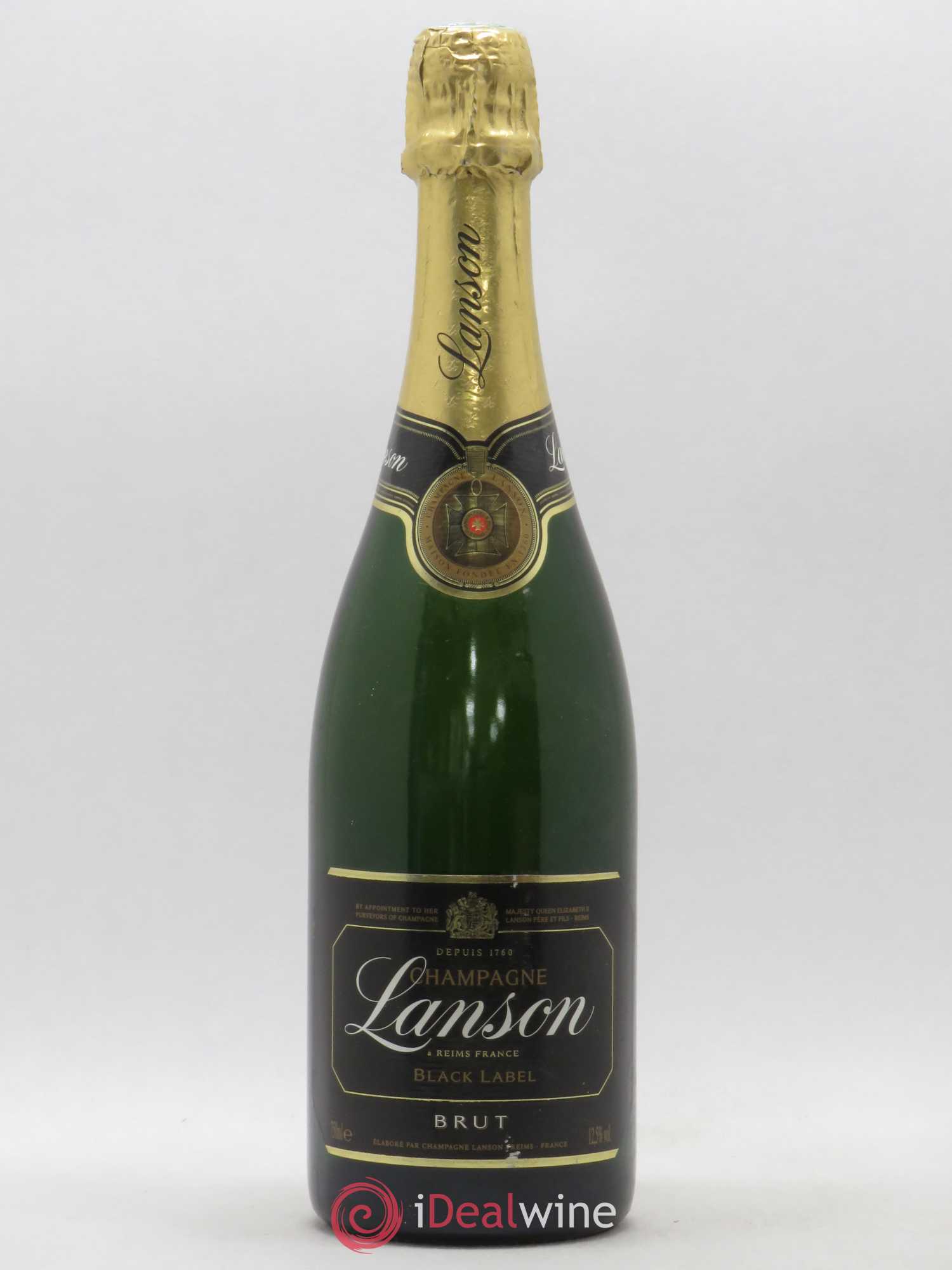 Lanson Capsule de champagne Lanson ctr noir 