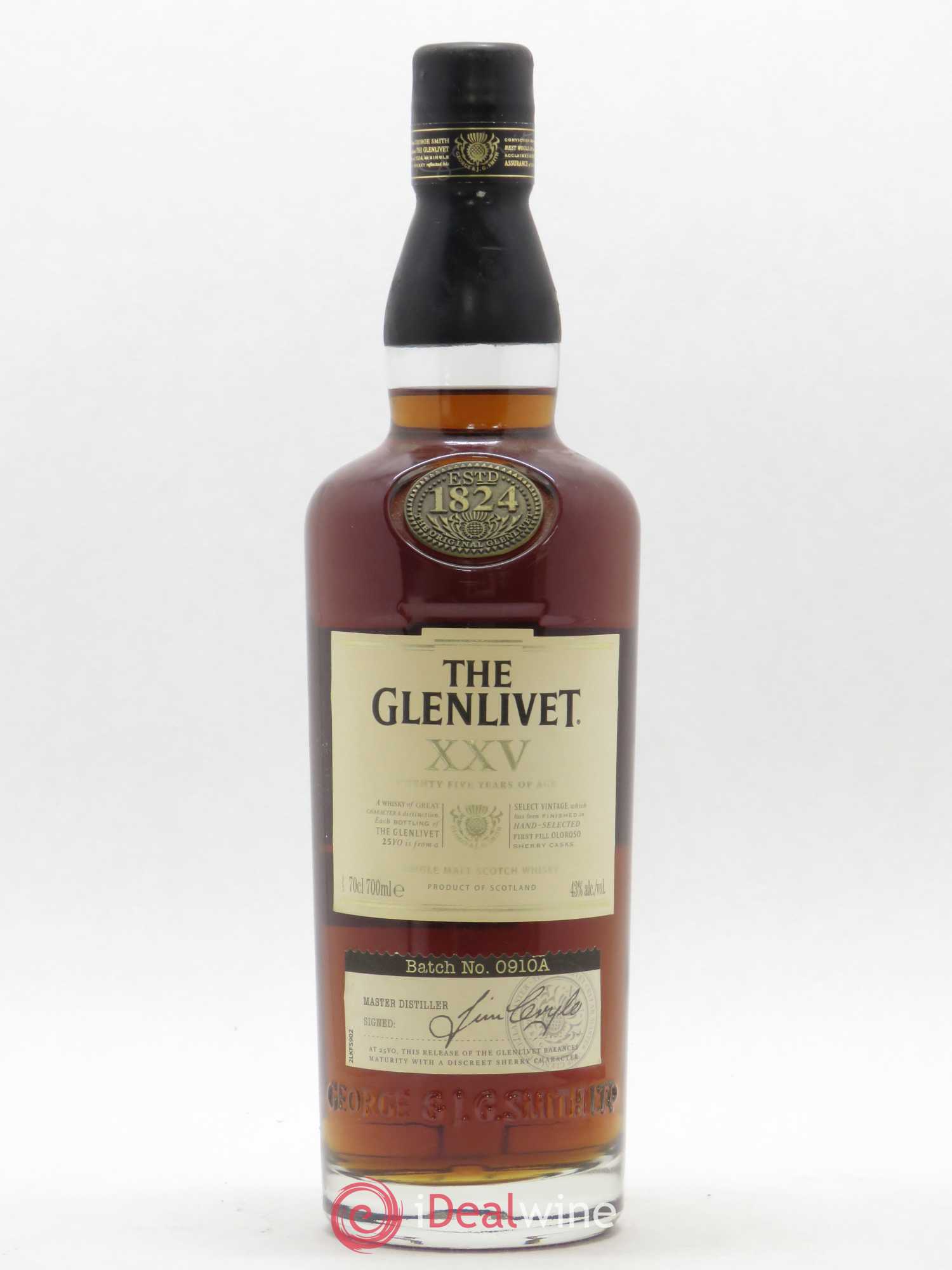 Buy Whisky Scotland Whisky The Glenlivet XXV 25 years old (lot 5075)