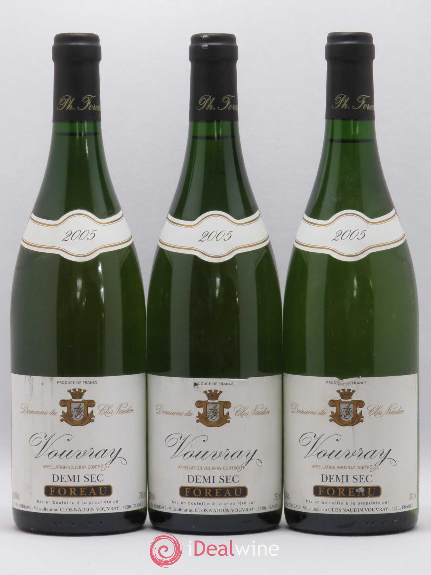 Buy Vouvray DemiSec Clos Naudin Philippe Foreau (no reserve) 2005