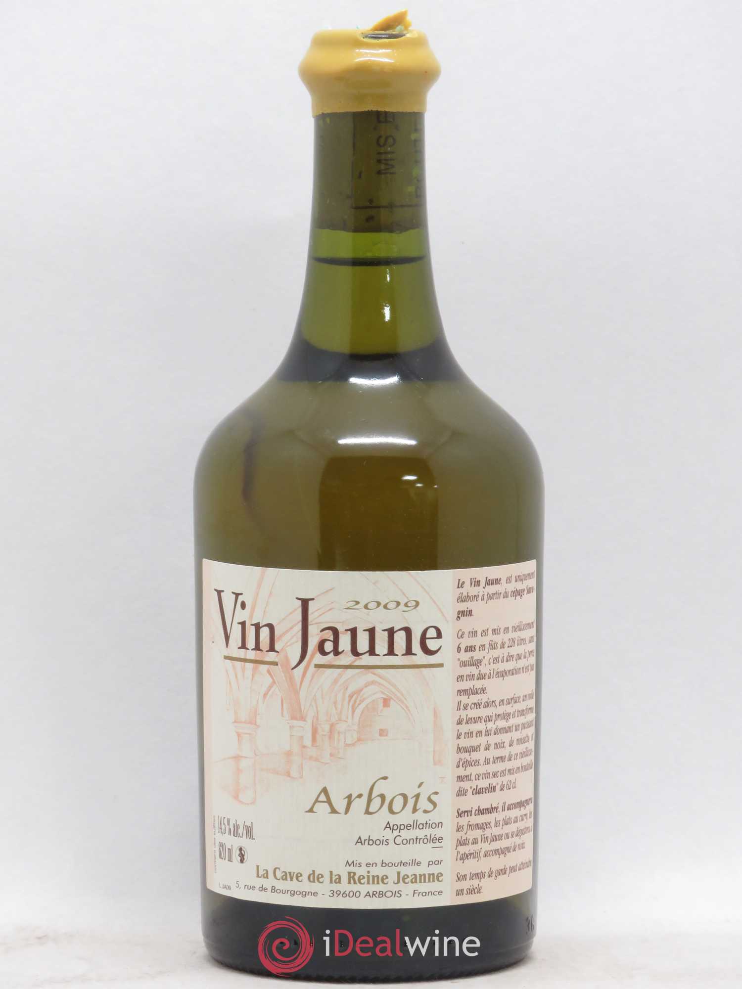 Acheter Arbois Vin jaune La Cave de la Reine Jeanne 2009 (lot 1056)