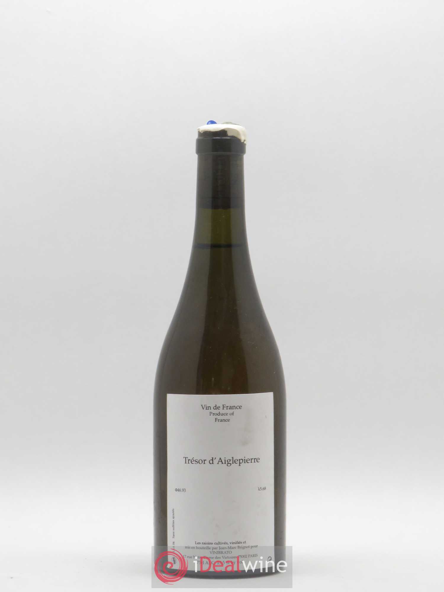 Buy Vin de Trésor d'Aiglepierre Jean-Marc Brignot 50cl 2004 (lot: 1749)