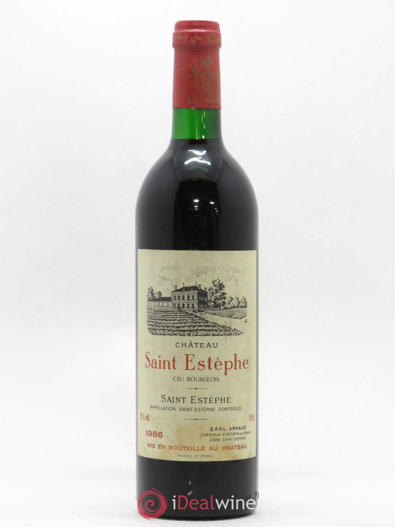 Acheter Château SaintEstèphe 1986 (lot 8735)