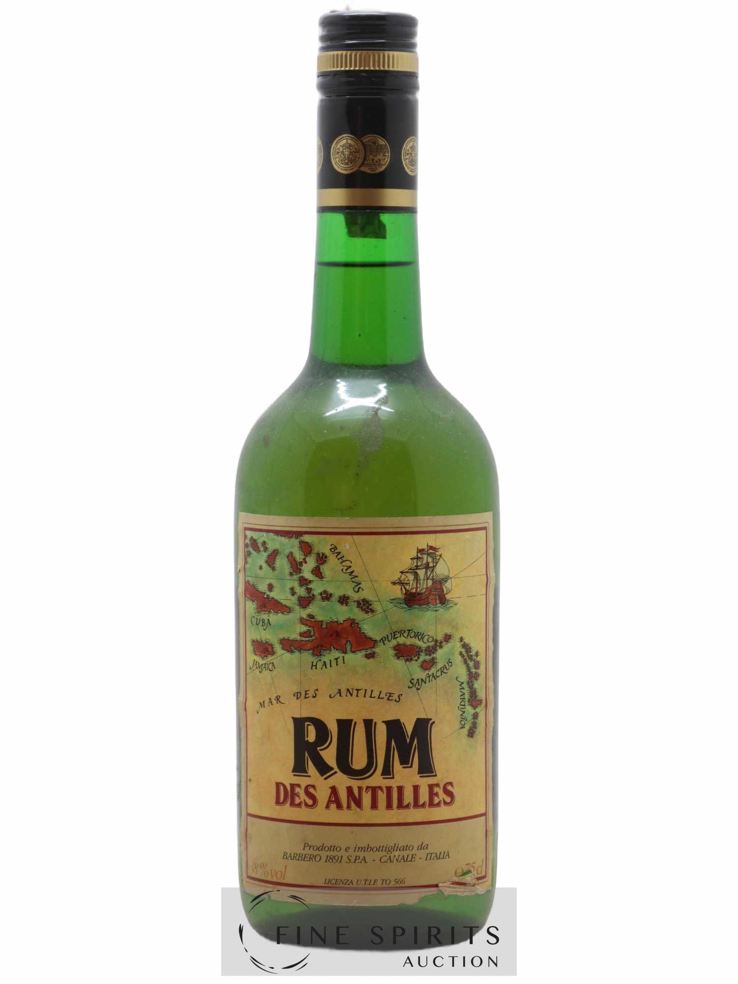 Rum des Antilles Barbero 