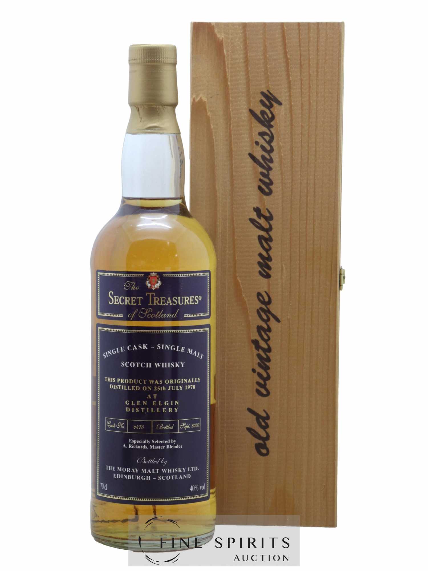 Glen Elgin 1978 The Moray Malt Whisky Ltd. Cask n°4470 - bottled 2000 Secret Treasures 