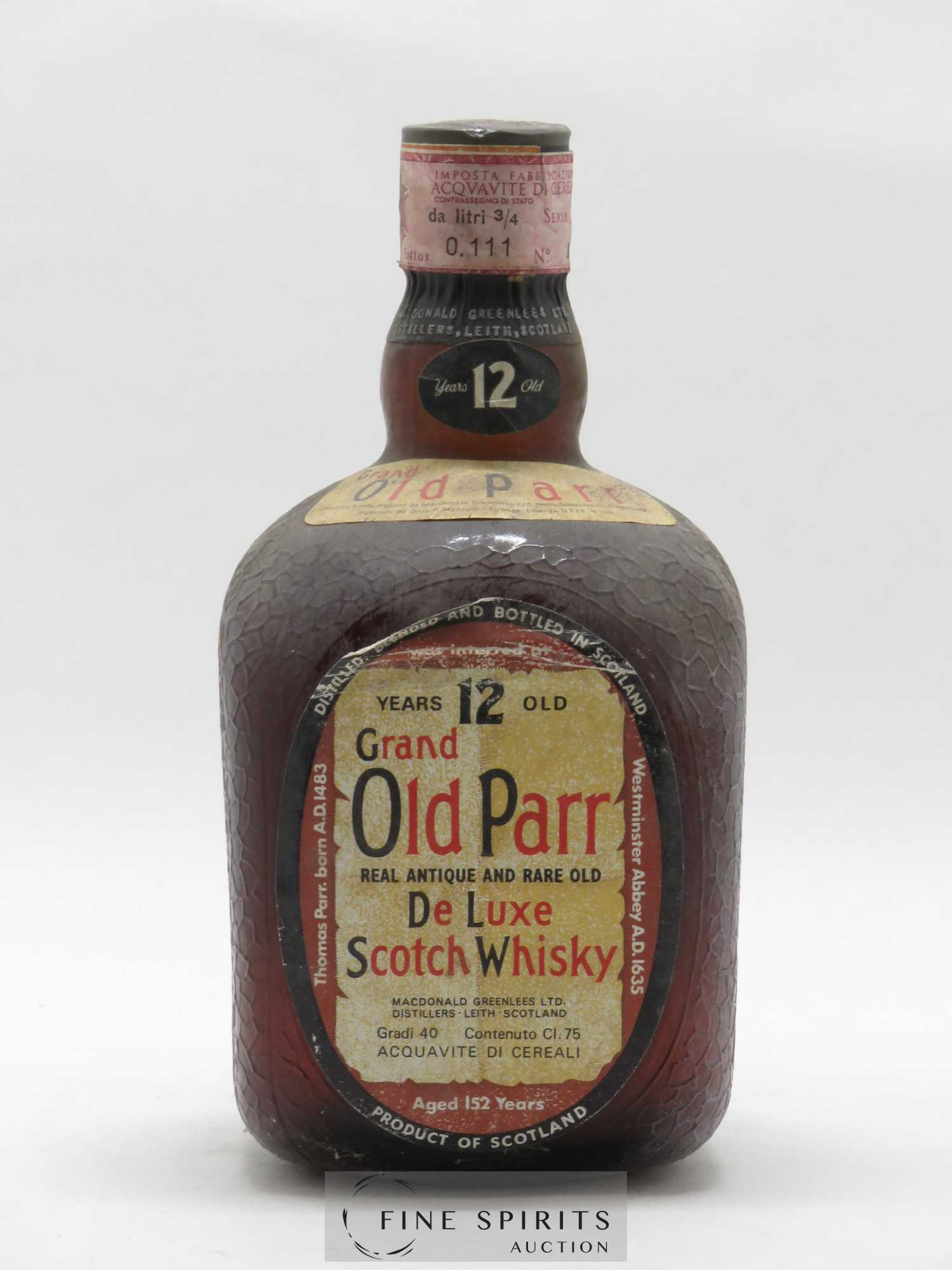 Old grand's. Old Parr виски 12 лет цена.