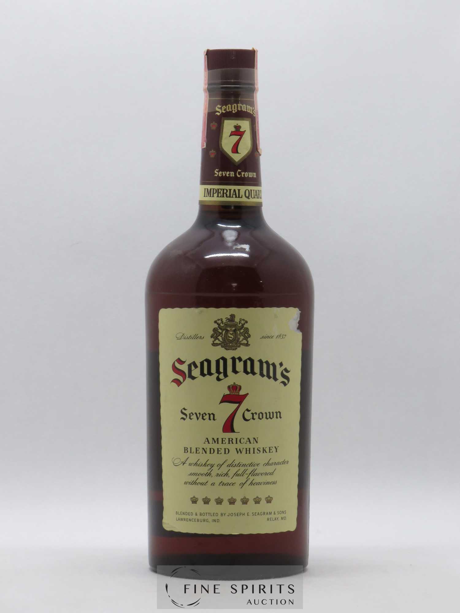 Acheter Seagram's Of. American Blended Whisky Joseph E. Seagram & Sons