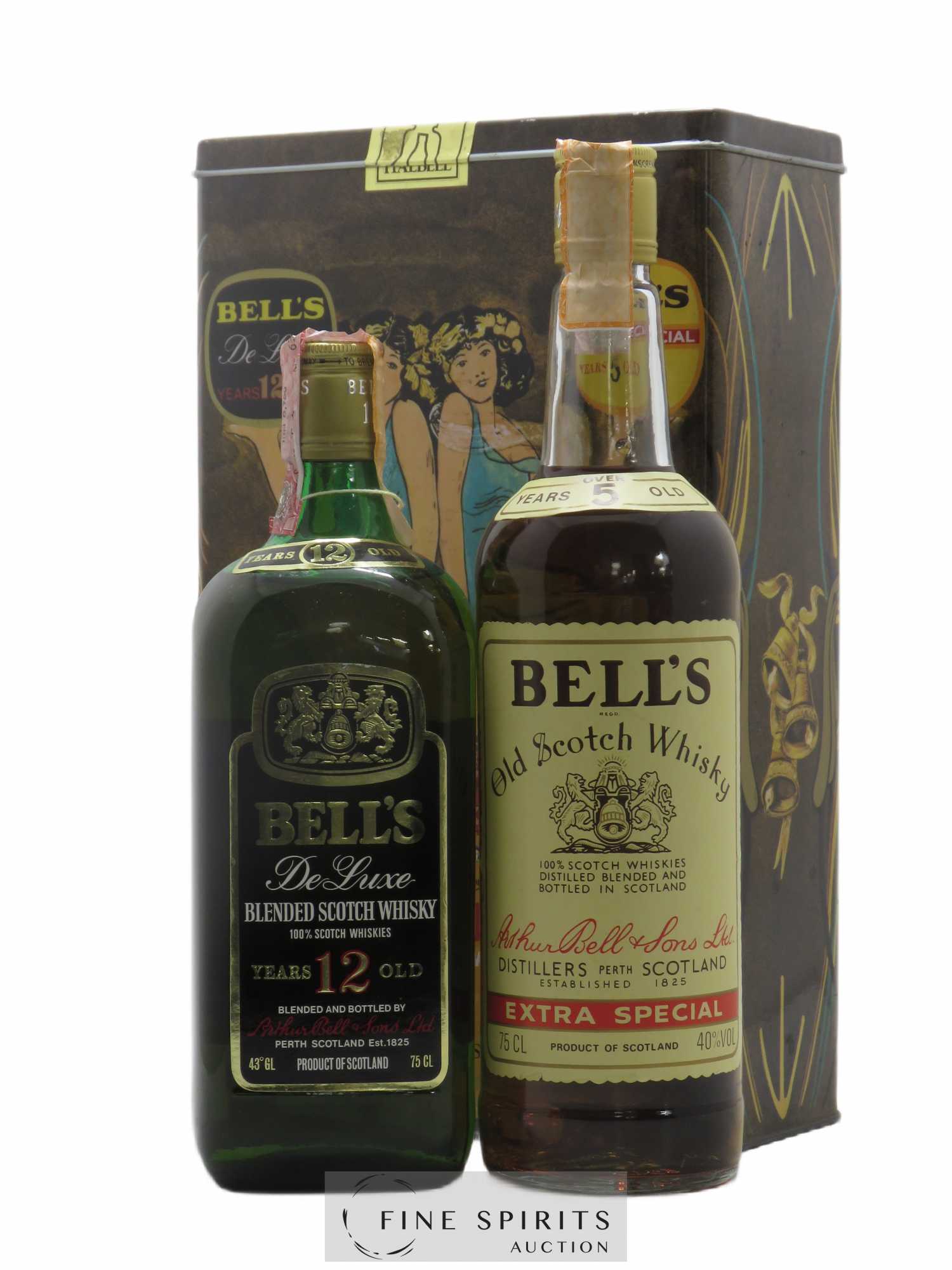 Bell's Of. Bell's 5 years Extra Special - Bell's 12 years De Luxe Coffret 2x75cl 