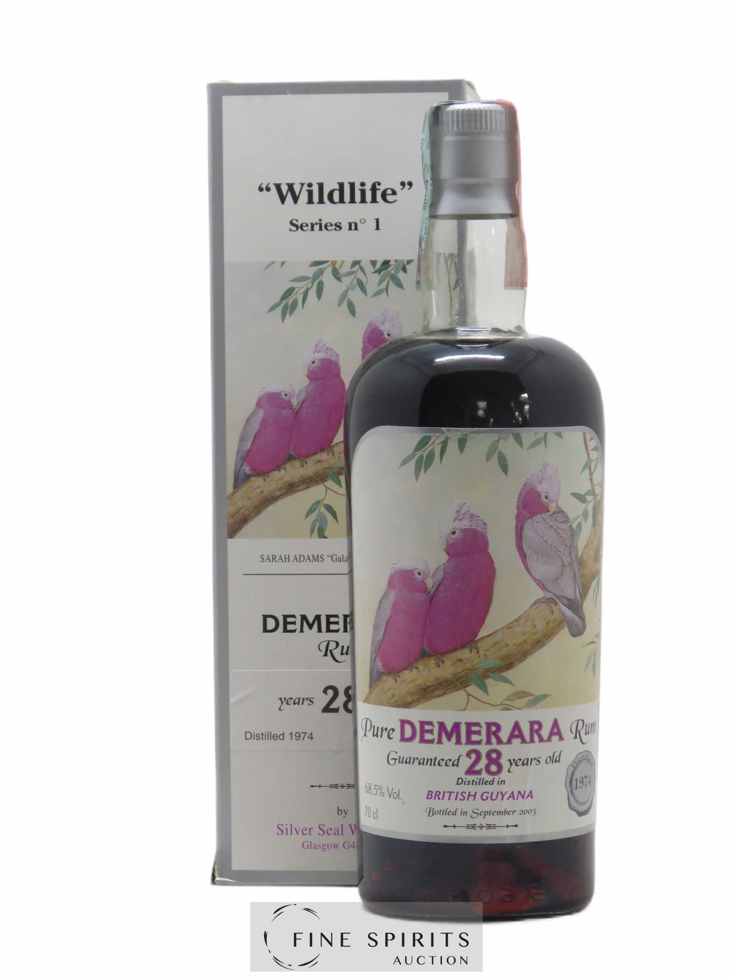Demerara 28 years 1974 Silver Seal Wildlife Series n° 1 One of 470 - bottled 2003 