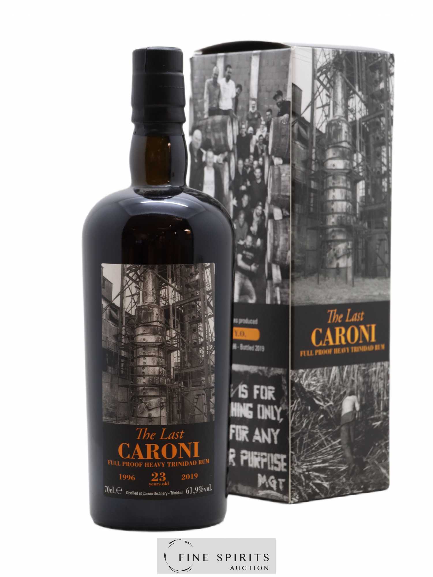 Caroni 23 years 1996 Velier The Last 39th Release - bottled 2019 Full Proof 