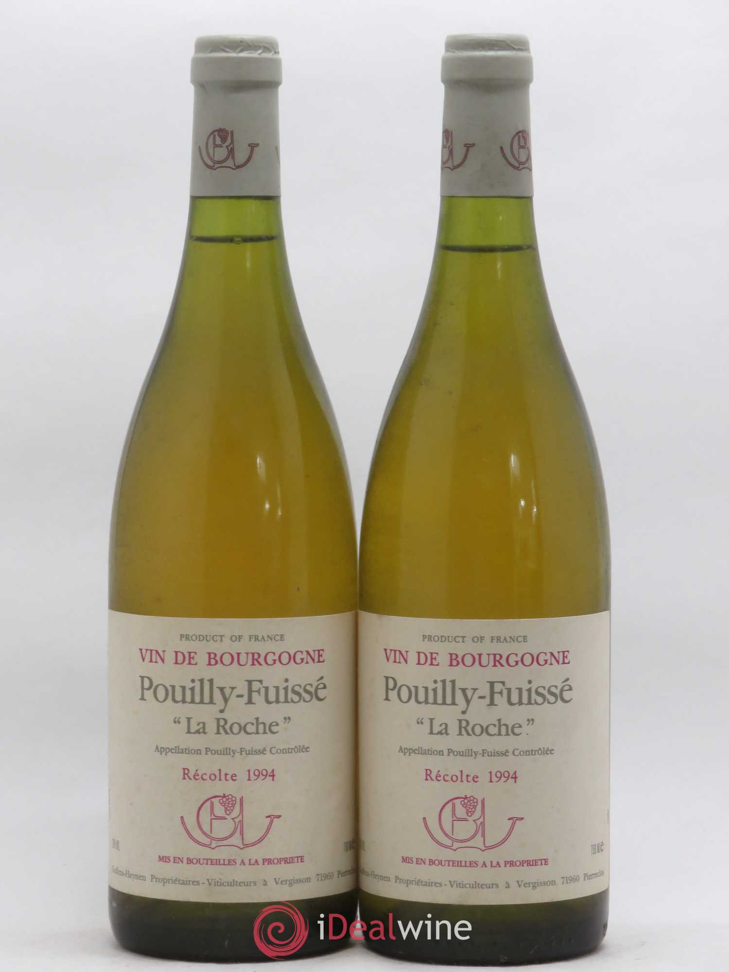 Buy PouillyFuissé La Roche GuffensHeynen (Domaine) 1994 (lot 2848)