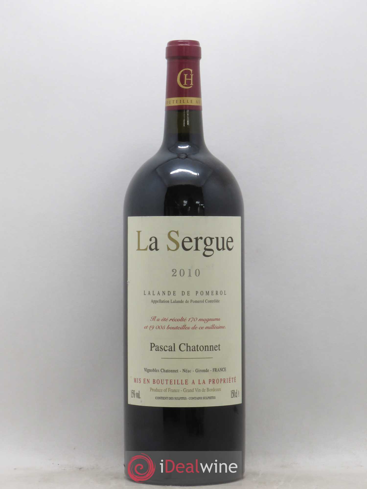 Buy Lalande De Pomerol La Sergue Pascal Chatonnet 10 Lot 9262 Buy Lalande De Pomerol La Sergue Pascal Chatonnet 10 Lot 9262