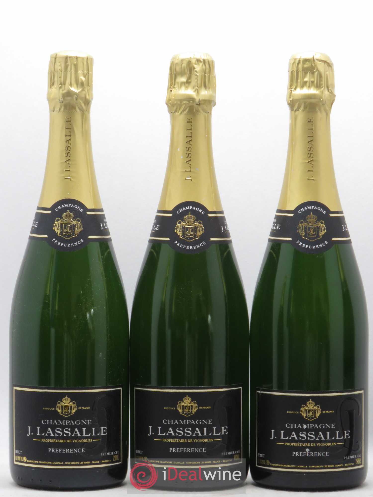 Buy Champagne Préfèrence J. Lassalle Brut Premier Cru (no reserve) (lot 1636)