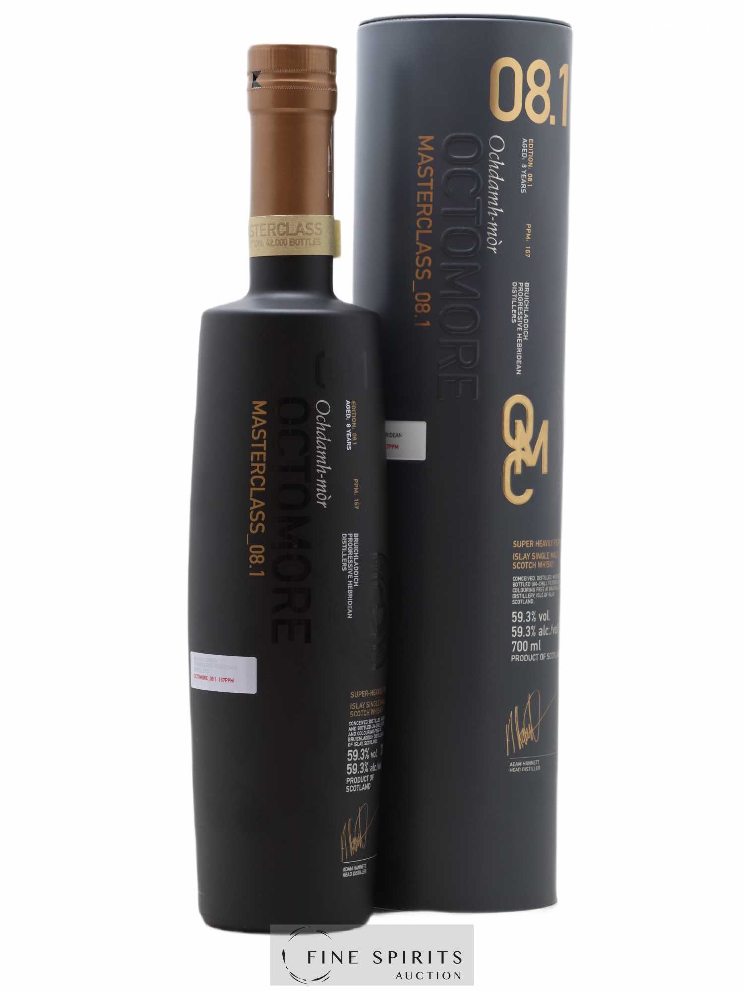 Octomore 8 years Of. Masterclass Edition 08.1 Super-Heavily Peated - One of 42000 Limited Edition 
